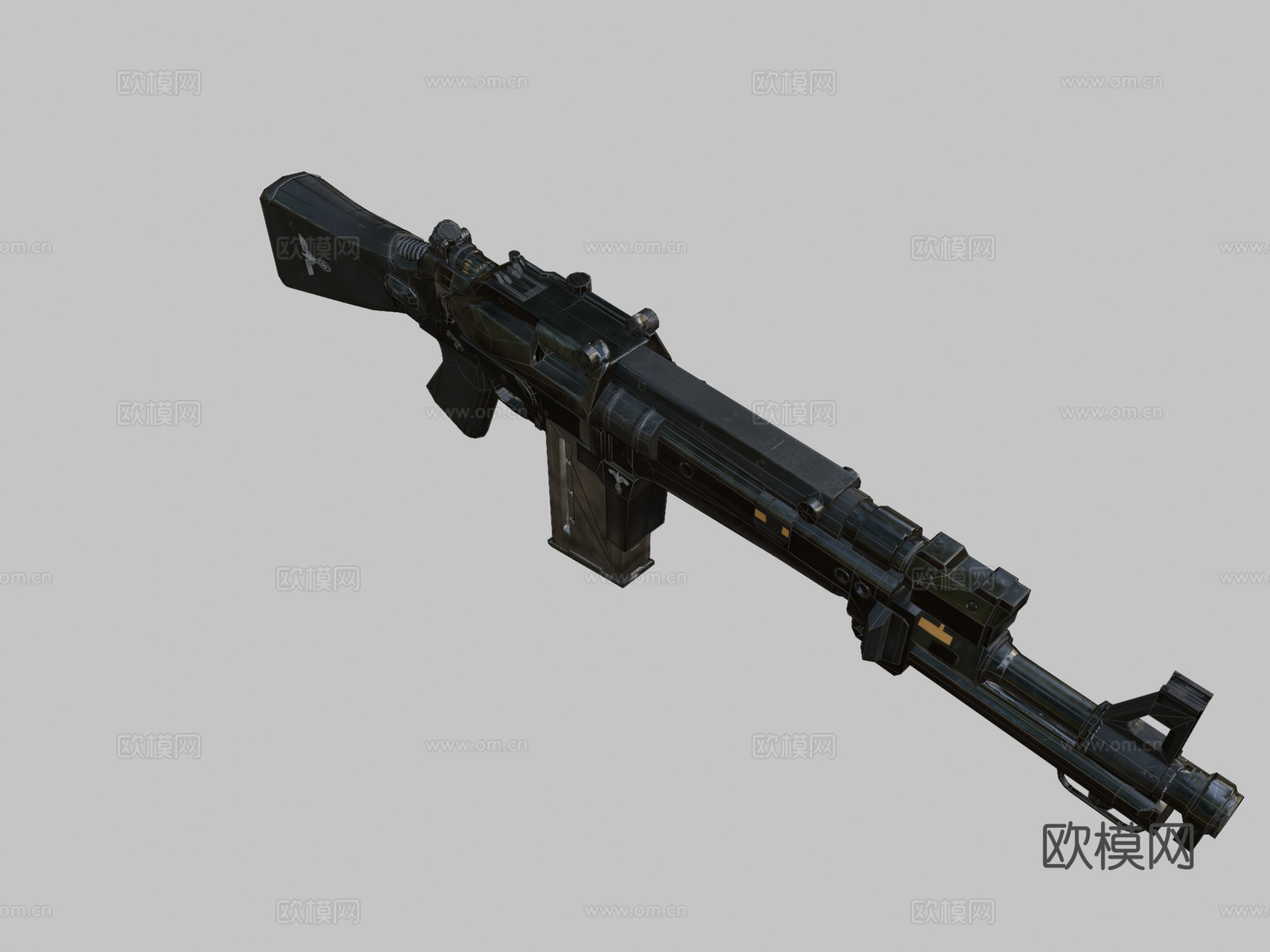 德军总部，Sturmgewehr3d模型