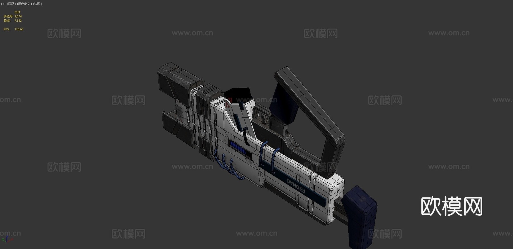 PLG-Mark V 等离子枪3d模型