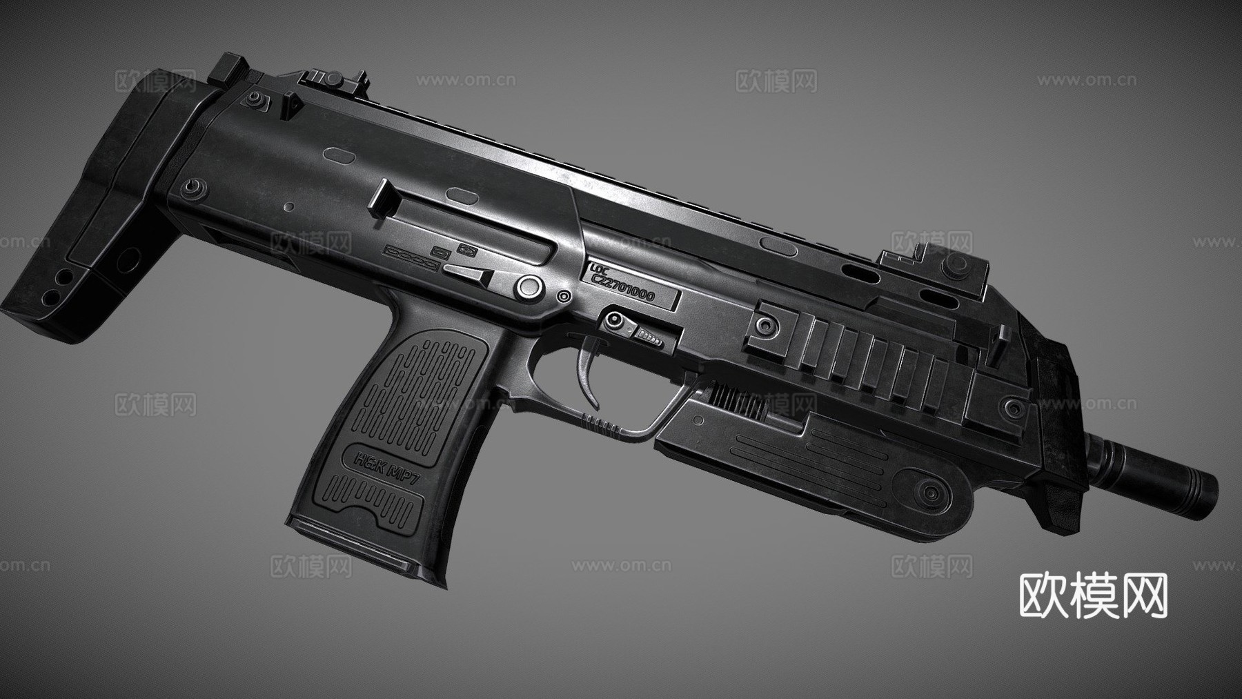 H&amp;K MP73d模型