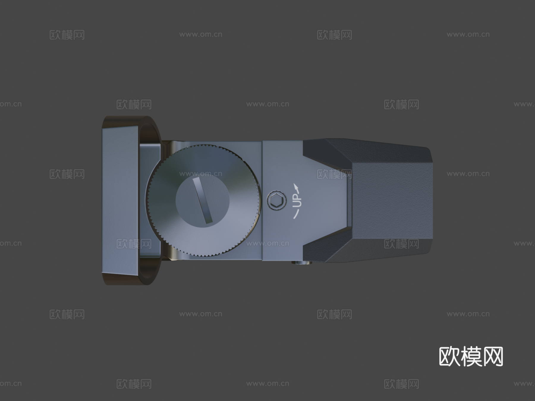 多重红绿反射瞄准镜3d模型