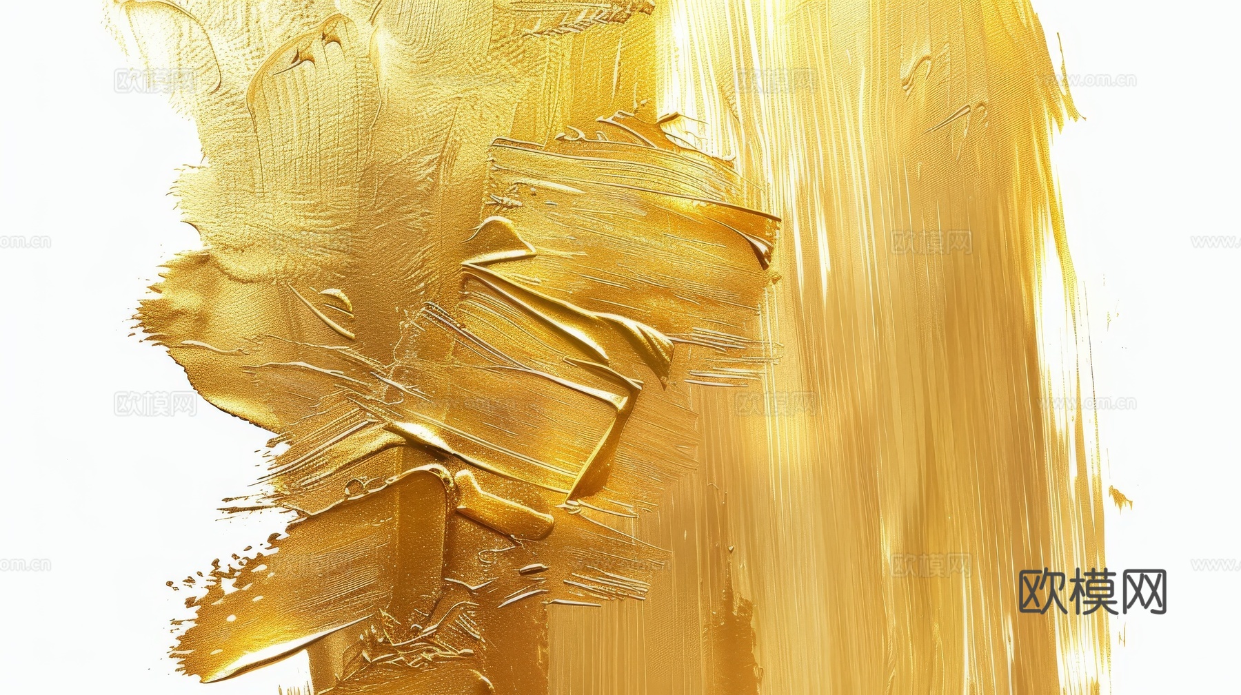 金属金箔黄金涂抹下载（渲染图5）