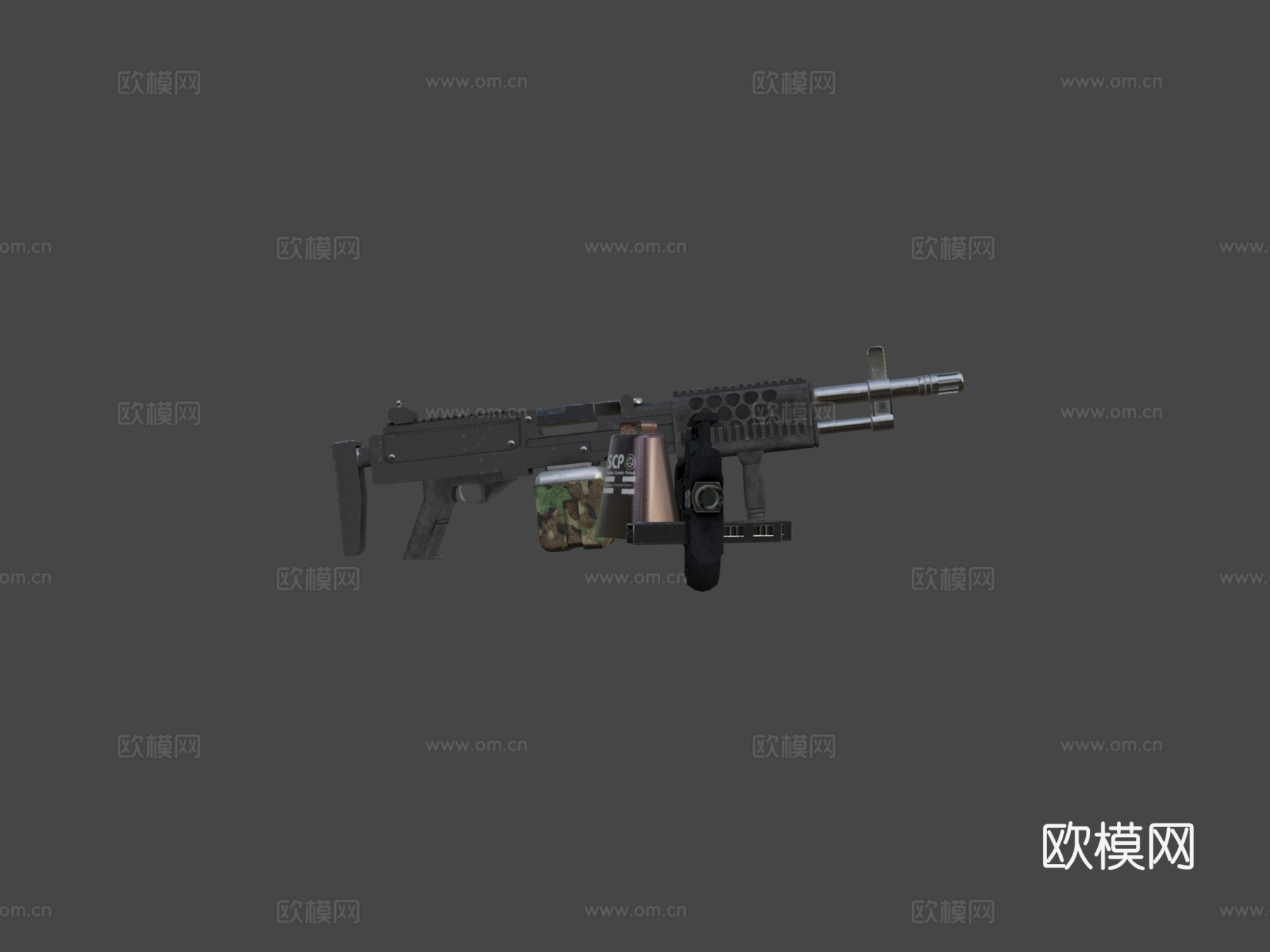 SCP秘密实验室 - 武器翻新3d模型