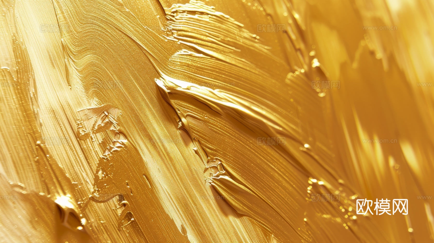 金属金箔黄金涂抹下载（渲染图1）
