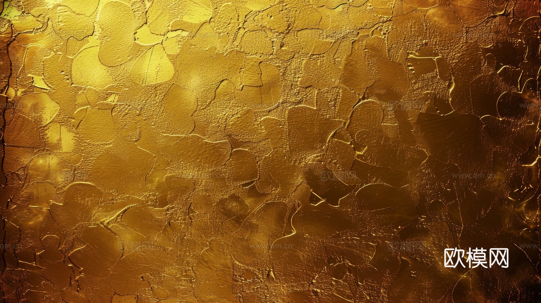 金属金箔黄金涂抹下载（渲染图4）