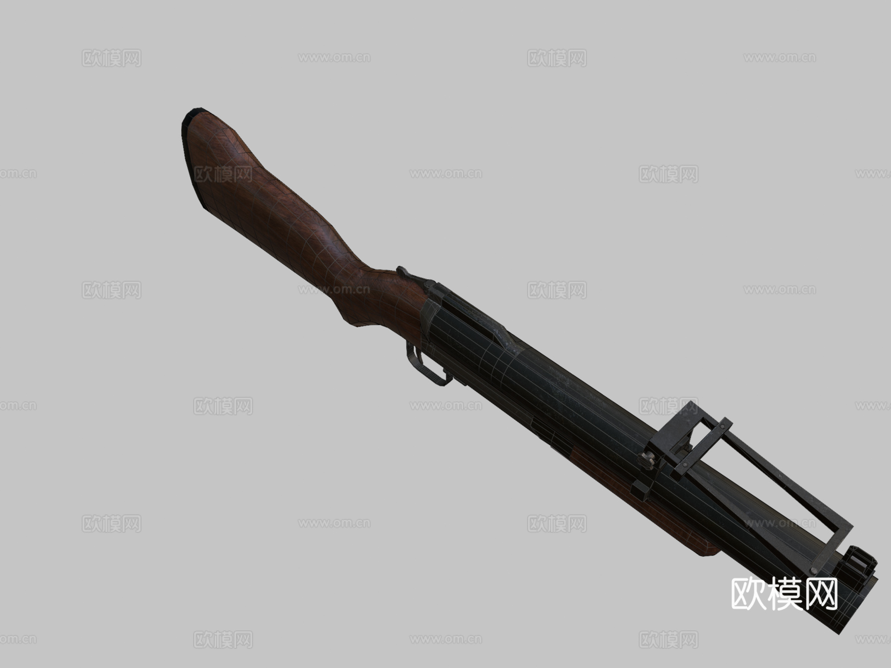 M79榴弹发射器3d模型