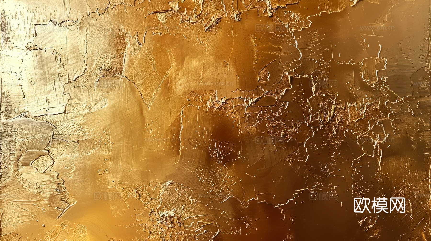 金属金箔黄金涂抹下载（渲染图2）