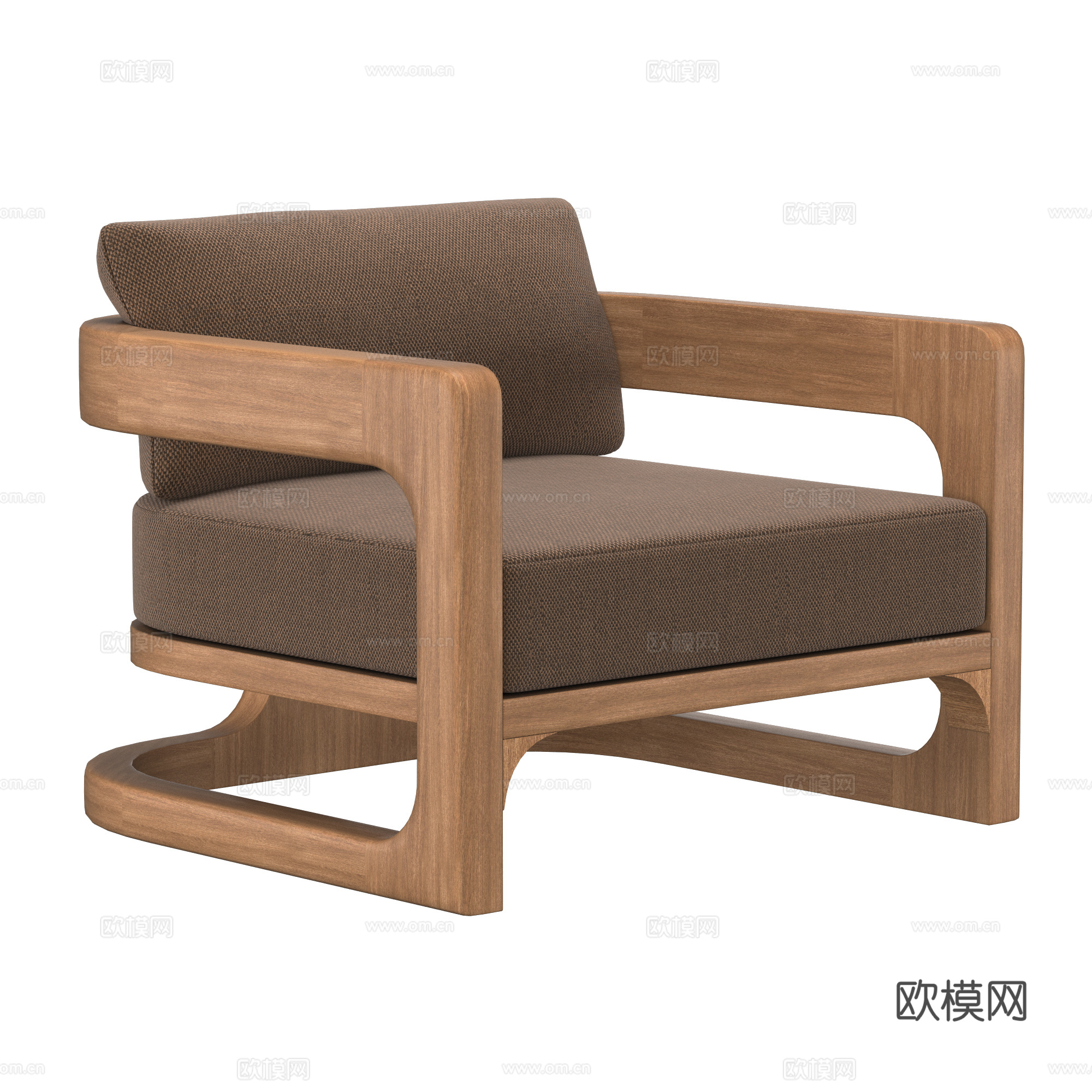 新中式休闲椅3d模型