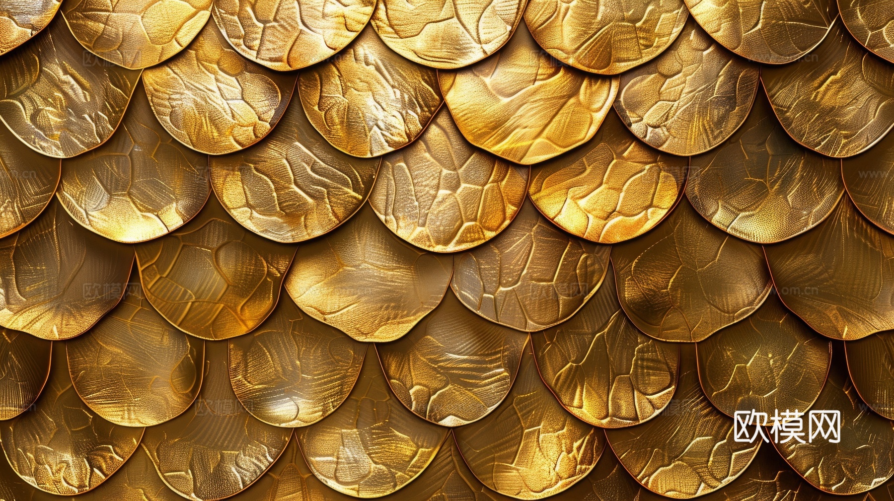 金属金箔黄金涂抹下载（渲染图2）