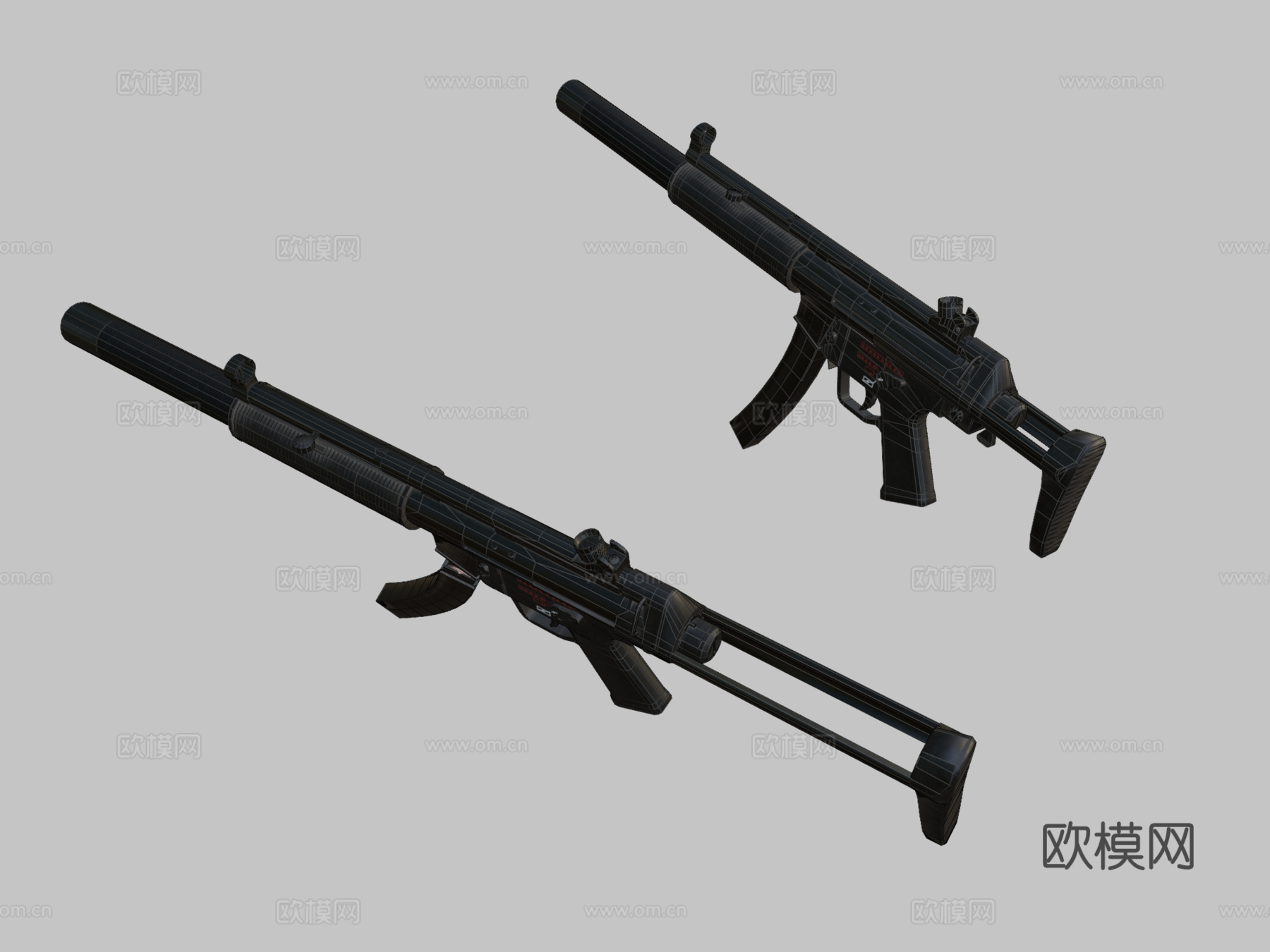 K&amp;H MP5 SD3d模型