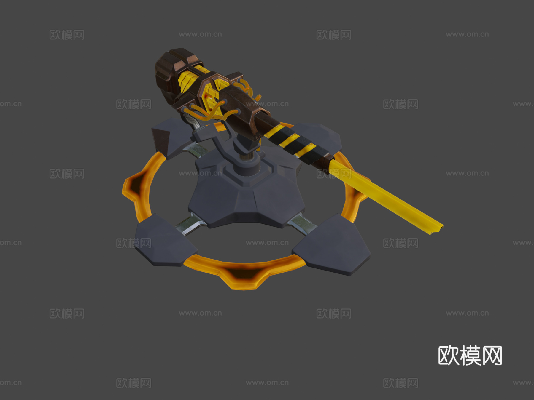 V2701-炮塔[2018春季#ue4jam]3d模型