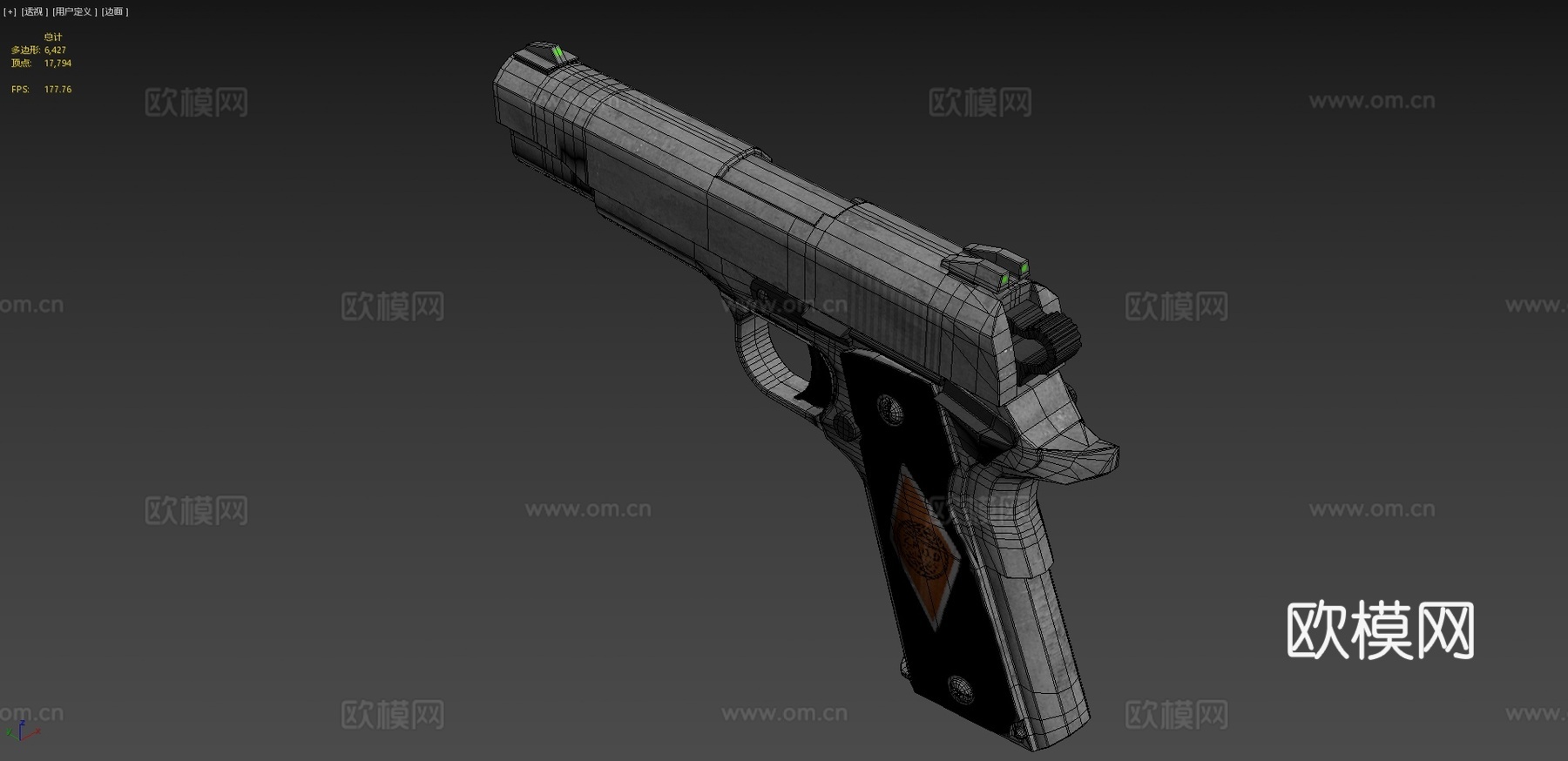 科尔特19113d模型