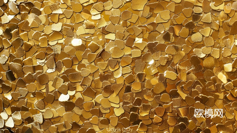 金属金箔黄金涂抹下载(渲染图2)