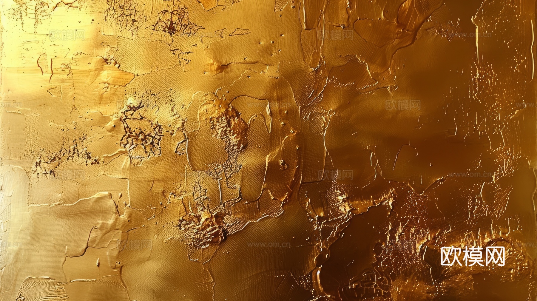 金属金箔黄金涂抹下载（渲染图1）