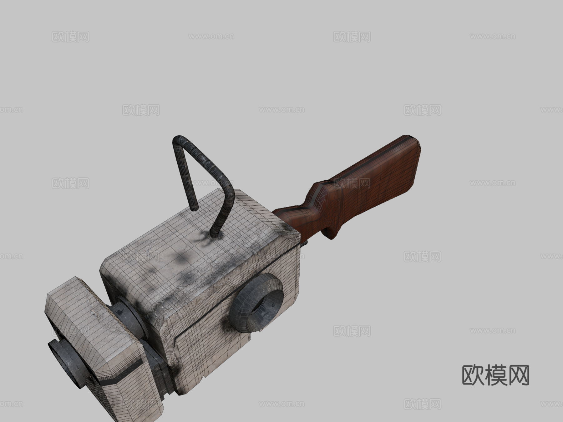 沥青步枪3d模型