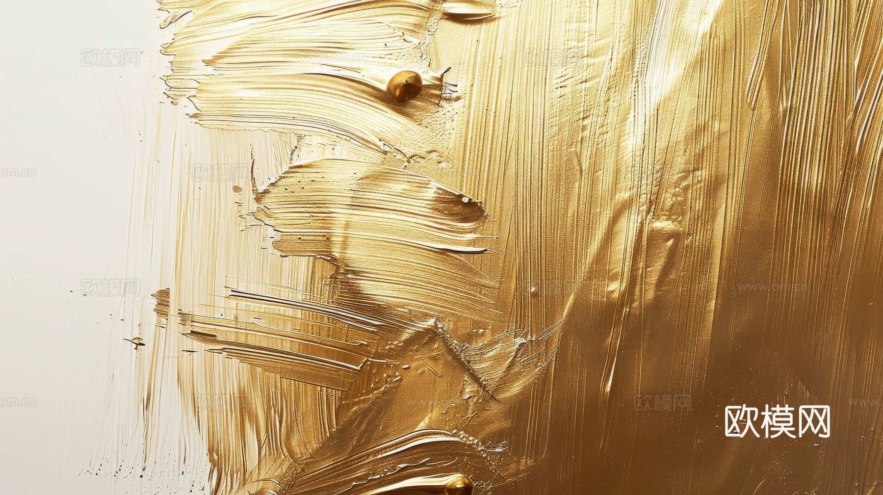 金属金箔黄金涂抹下载（渲染图4）