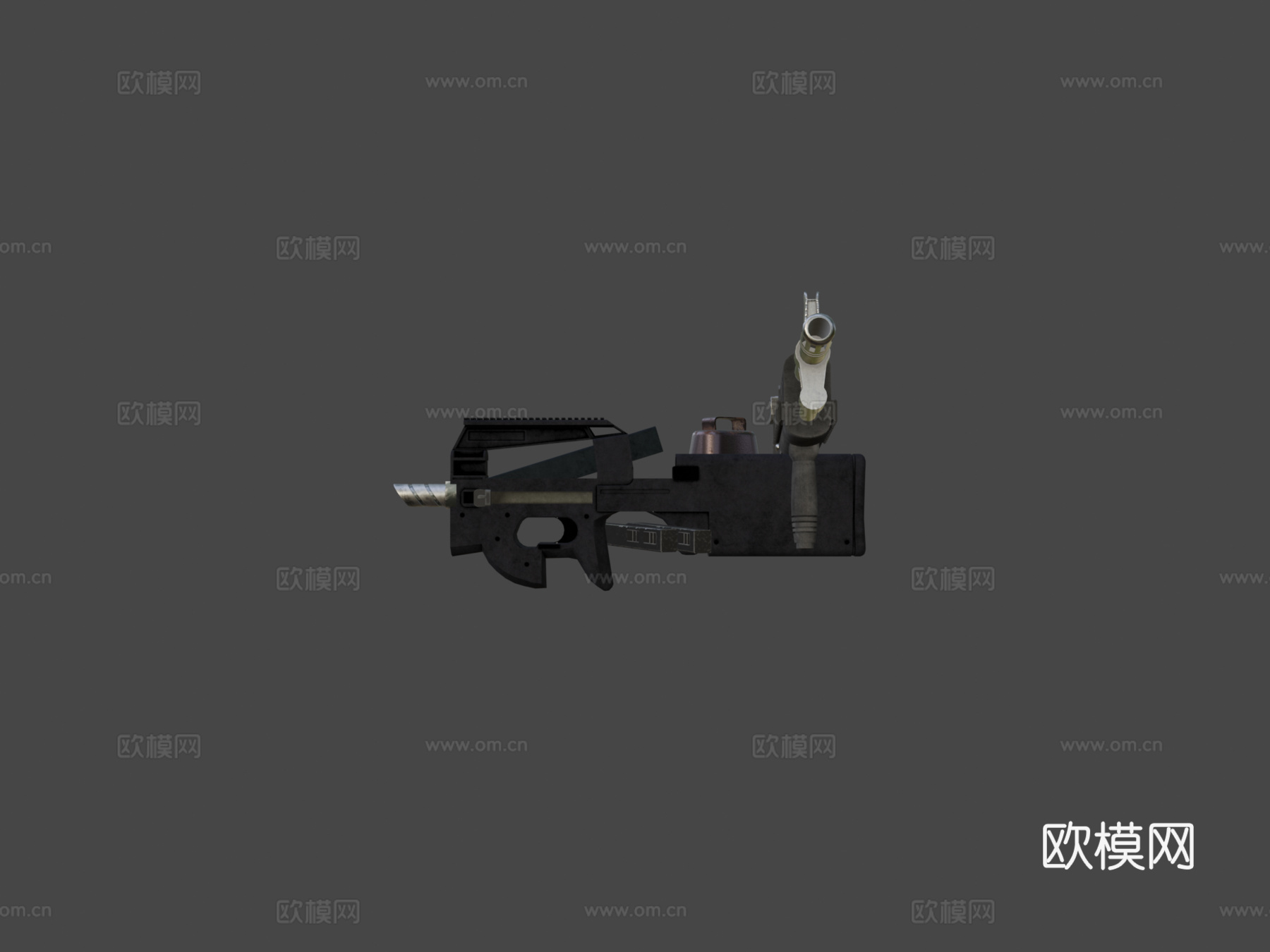 SCP秘密实验室 - 武器翻新3d模型