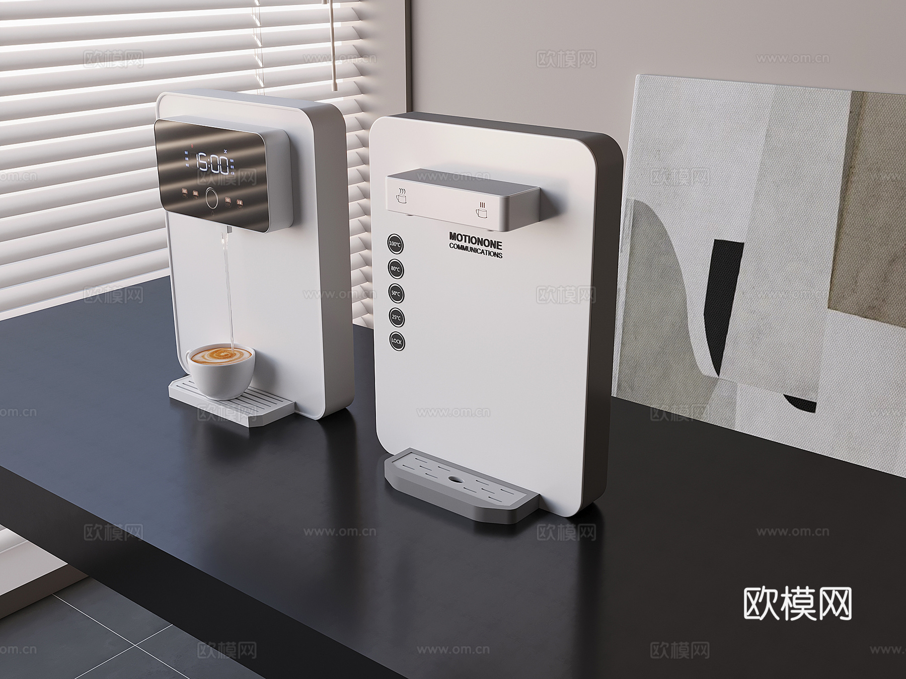 奶油直饮机管线机 饮水机净水器3d模型