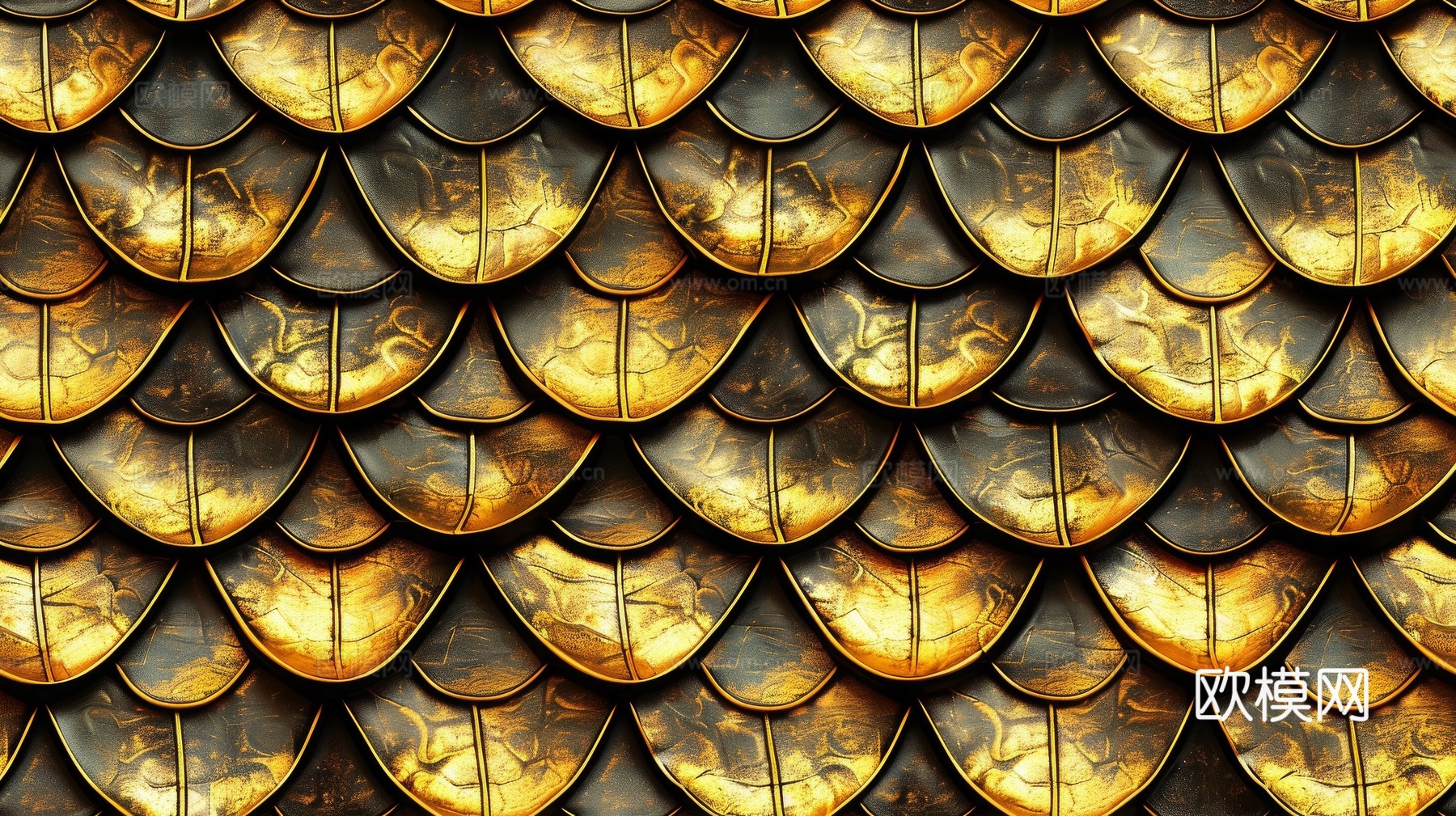 金属金箔黄金涂抹下载（渲染图4）