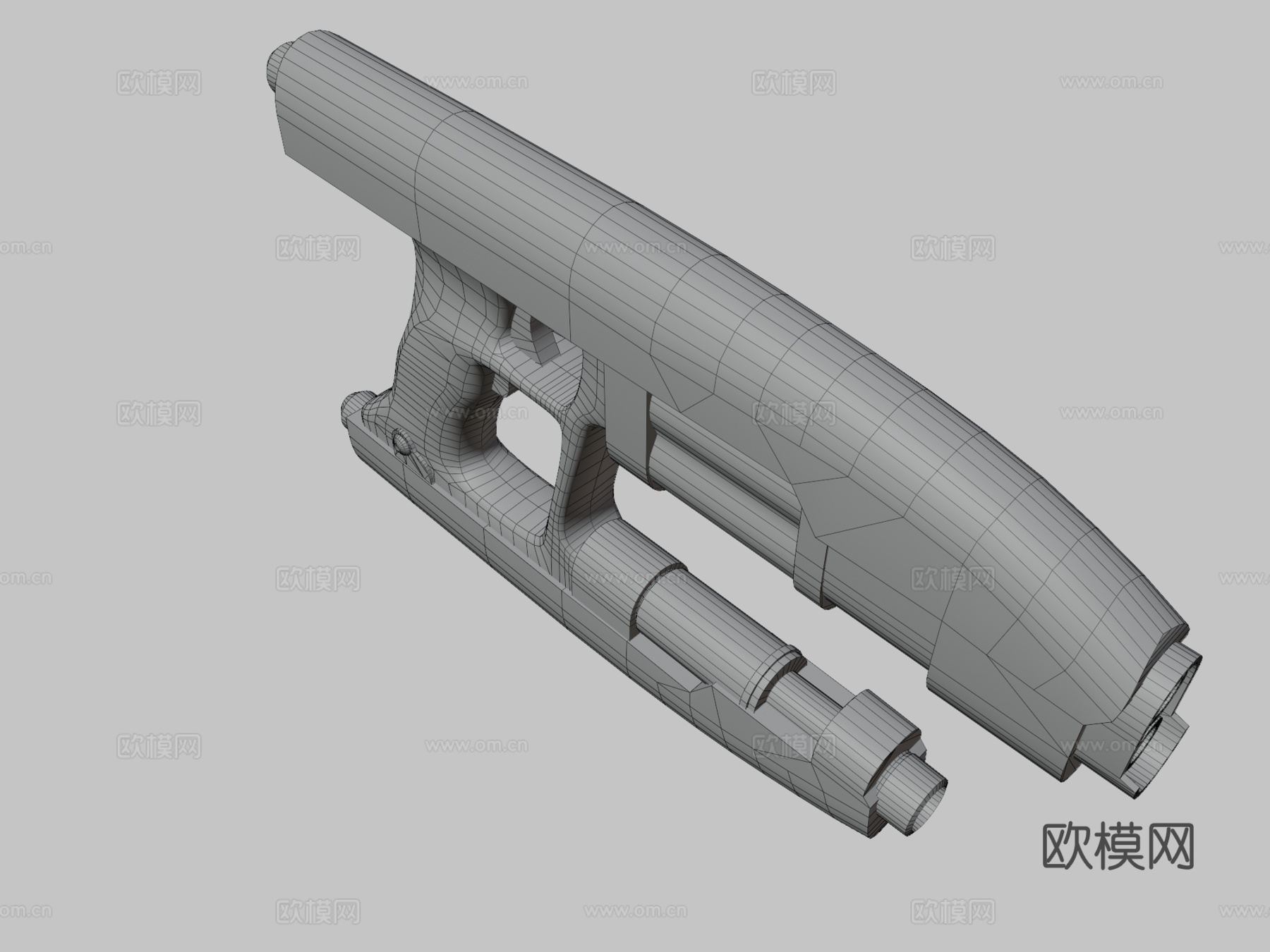 星爵枪粉丝艺术3d模型