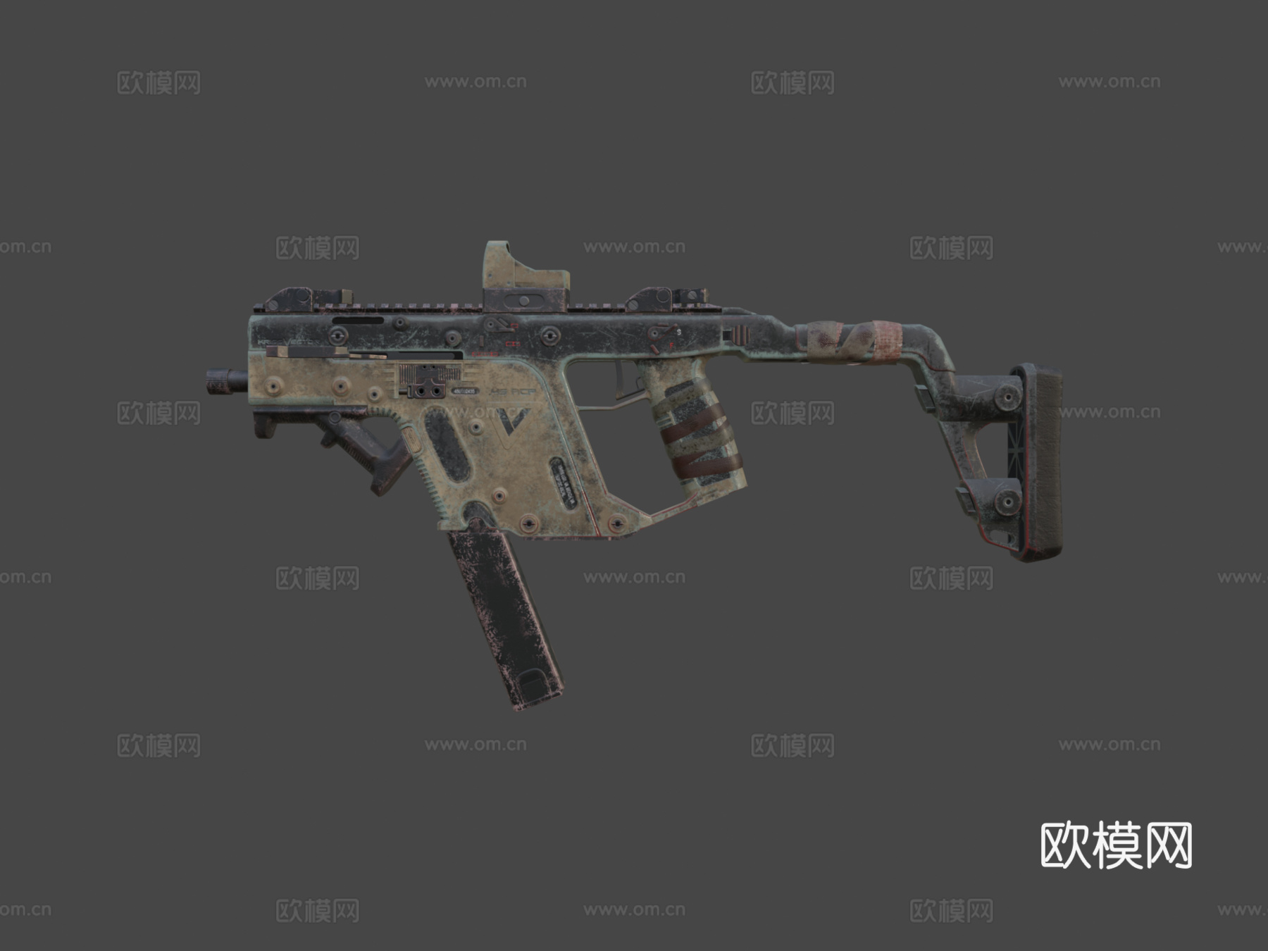 后末日Kriss Vector3d模型
