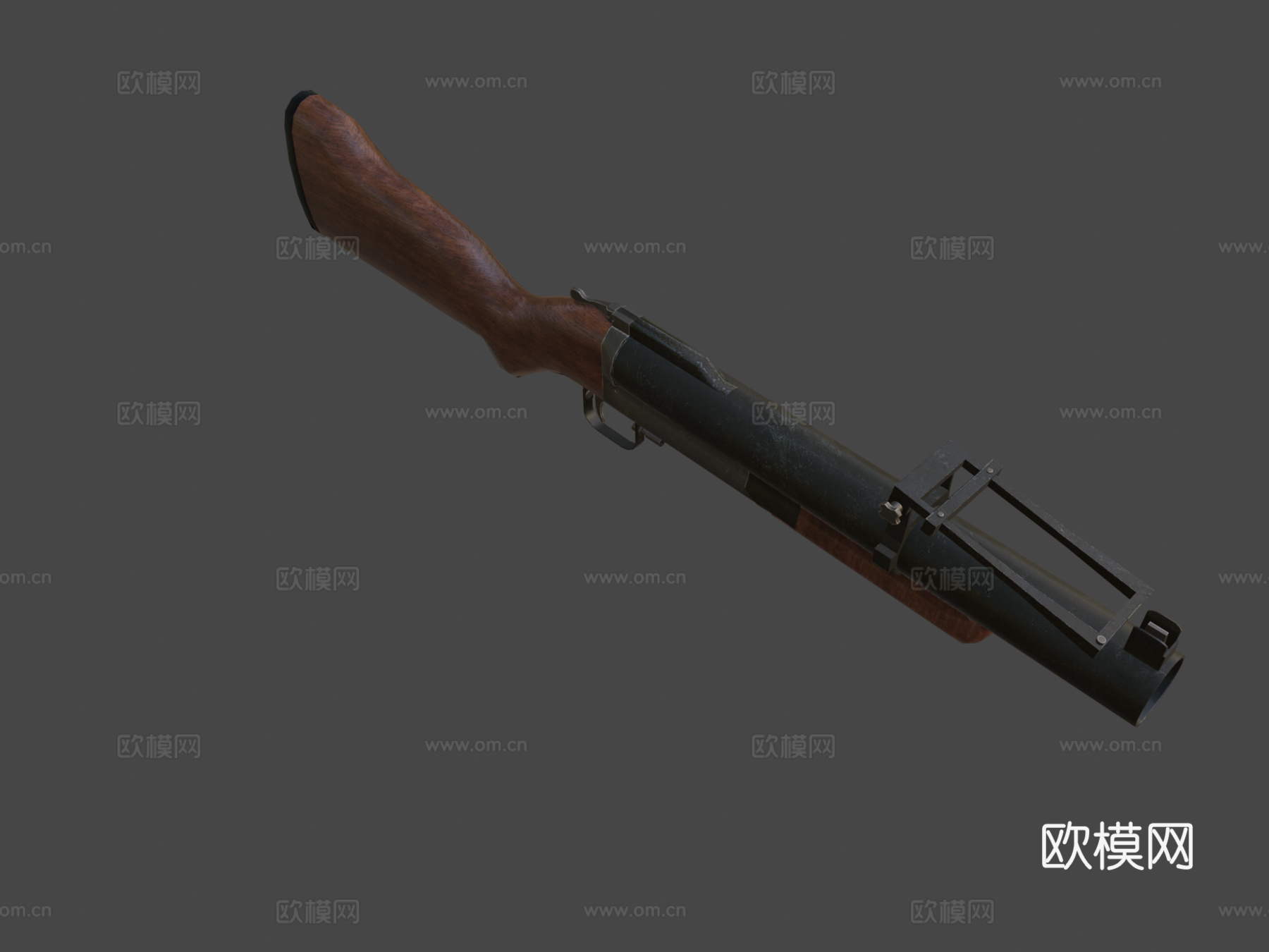 M79榴弹发射器3d模型