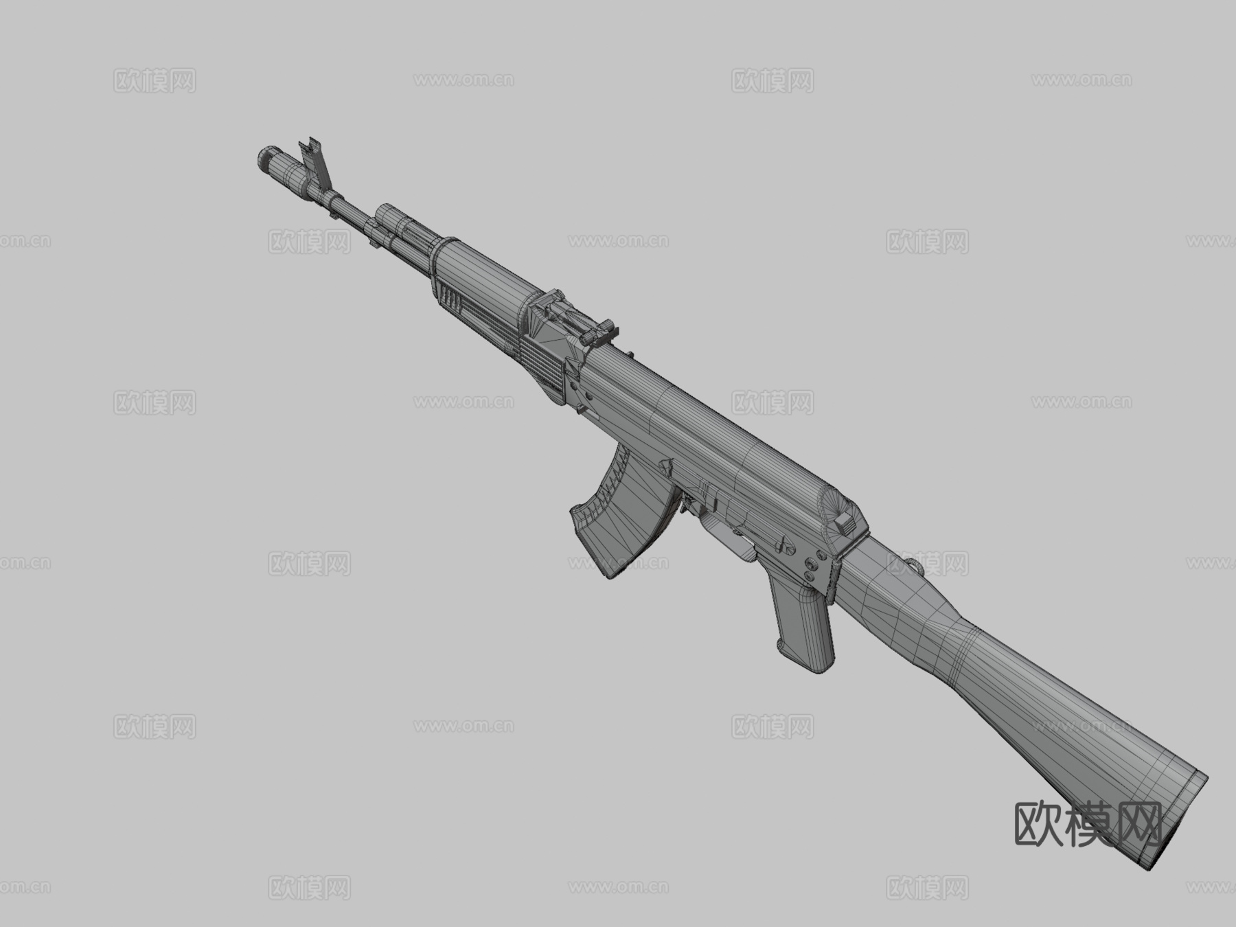 AK-74M3d模型
