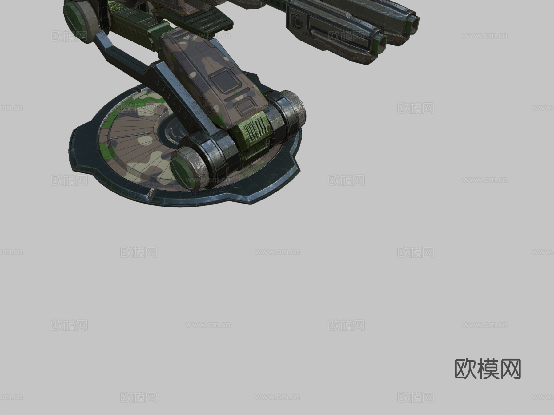 炮塔3d模型