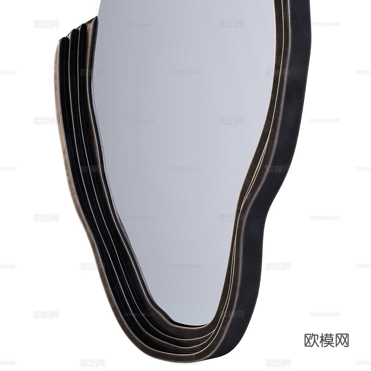 现代装饰镜子3d模型