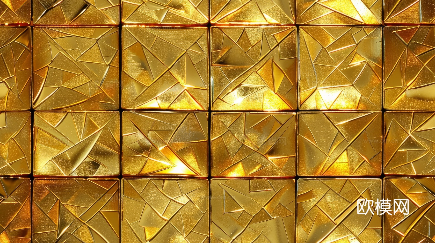 金属金箔黄金涂抹下载（渲染图3）