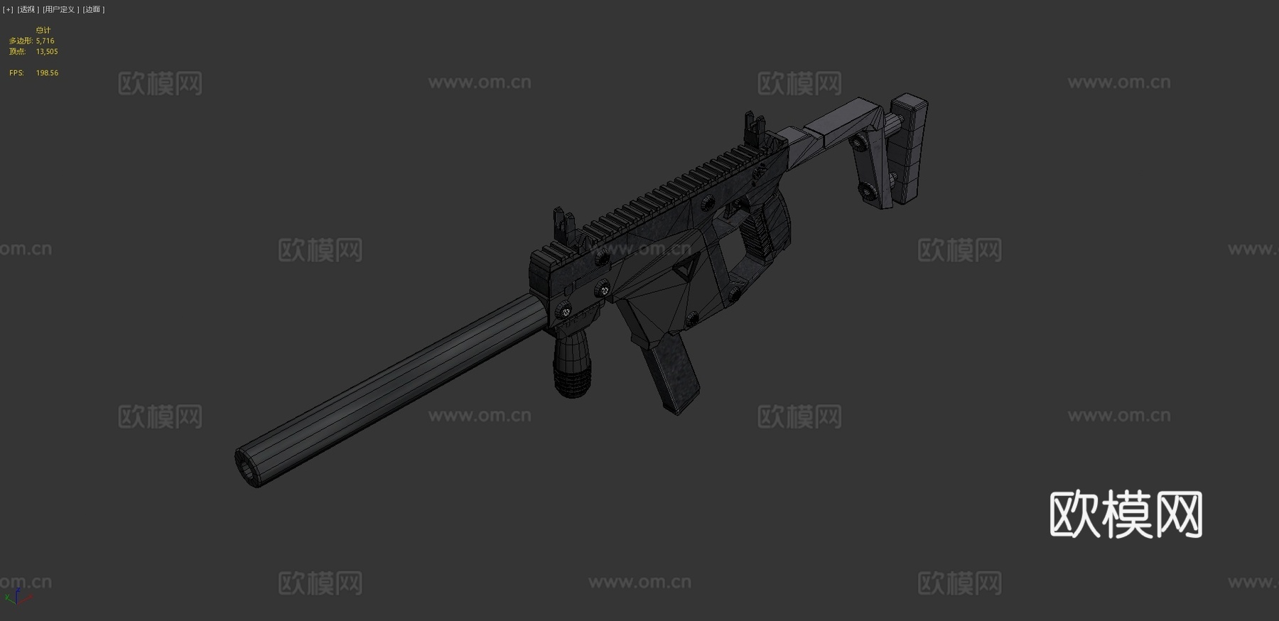 Kriss Vector3d模型