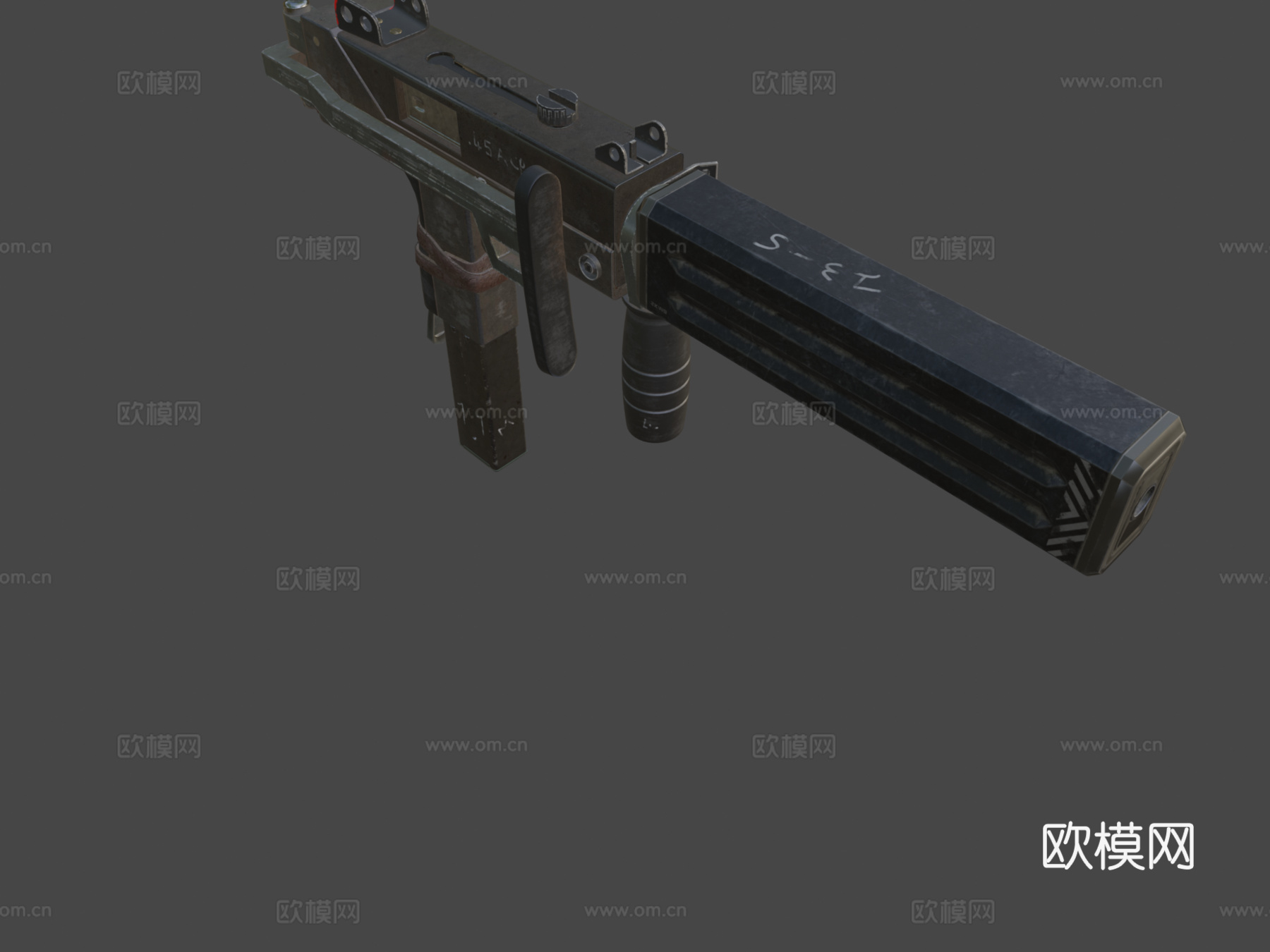 Mac-10定制3d模型