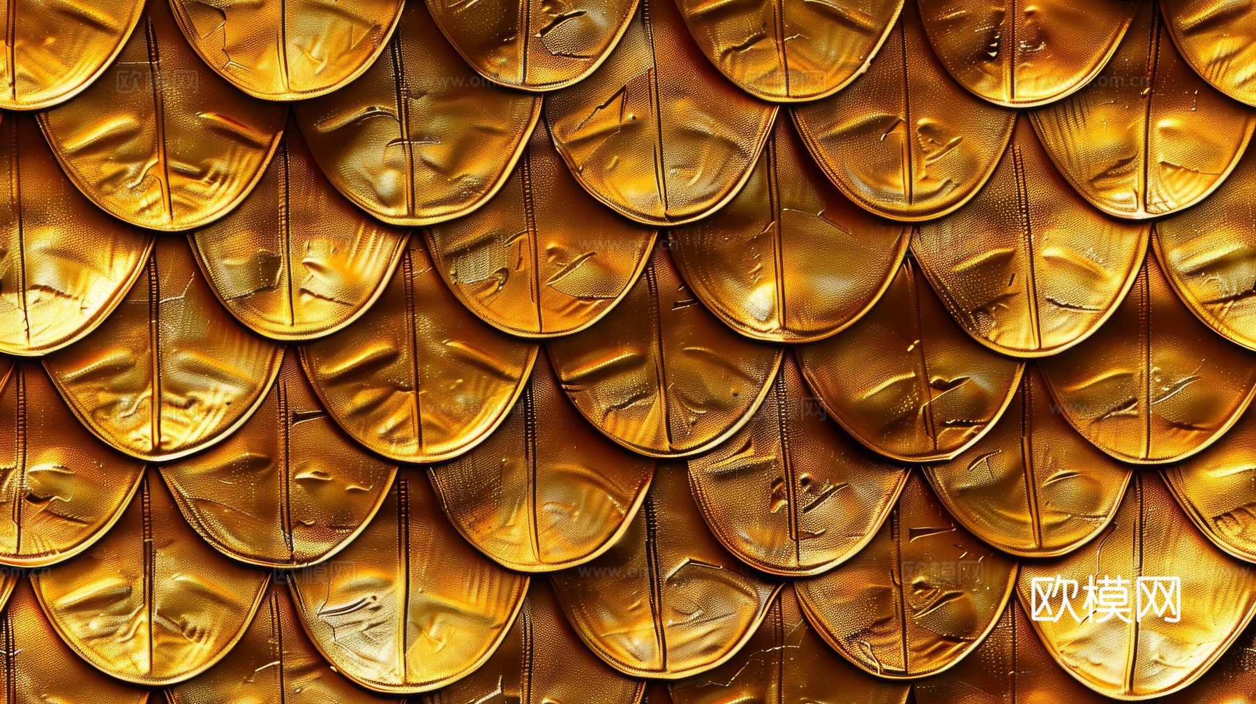 金属金箔黄金涂抹下载（渲染图2）
