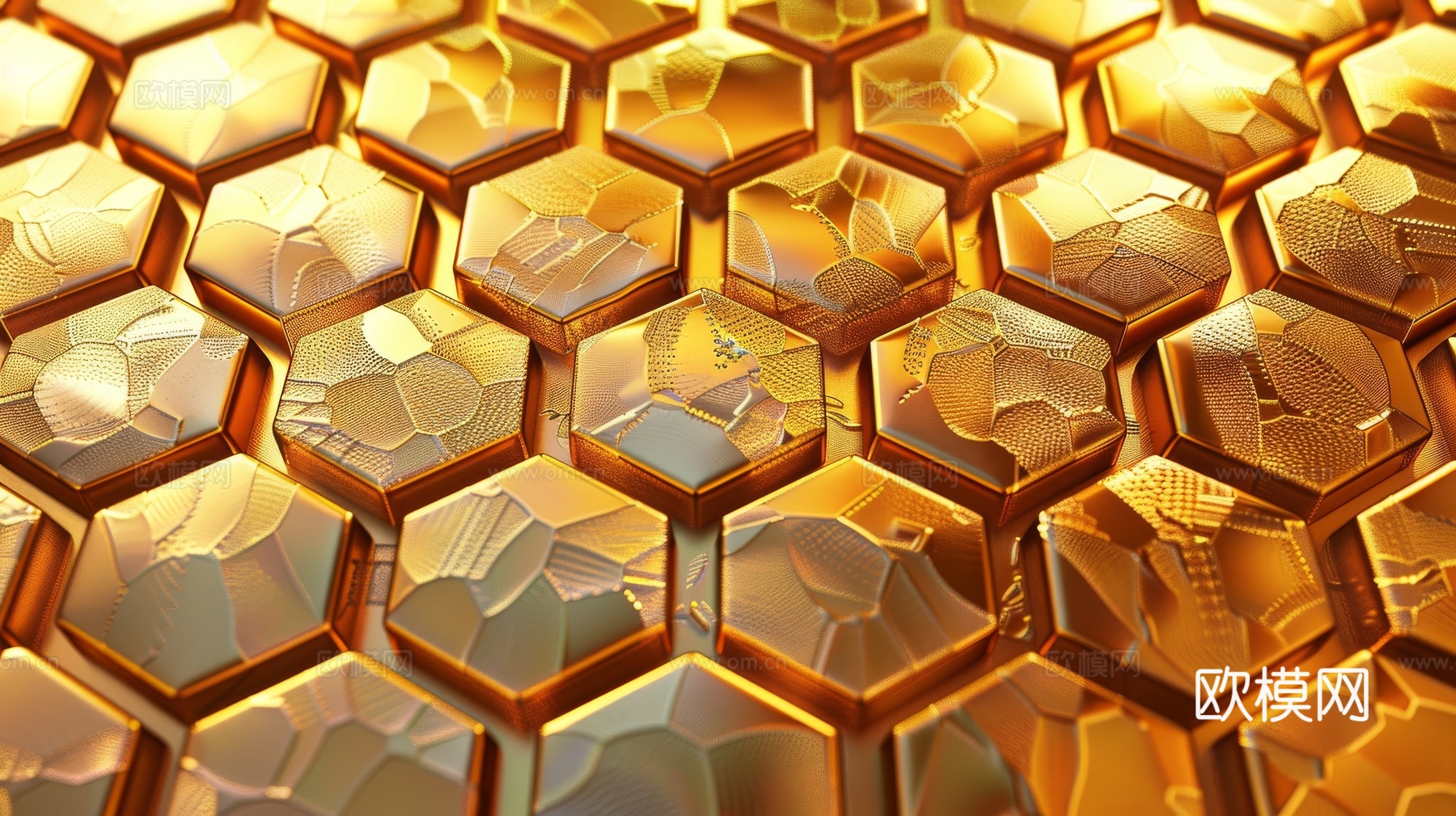 金属金箔黄金涂抹下载（渲染图1）