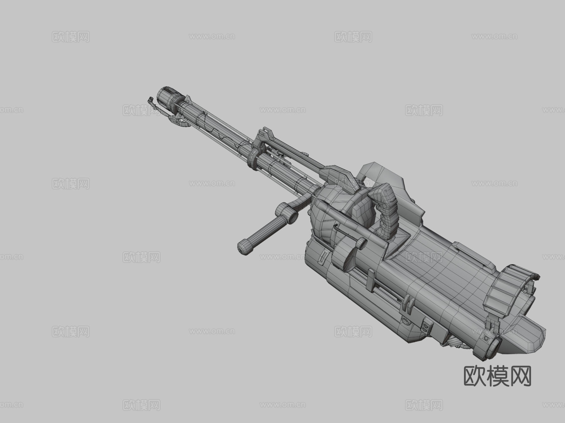 火焰喷射器3d模型