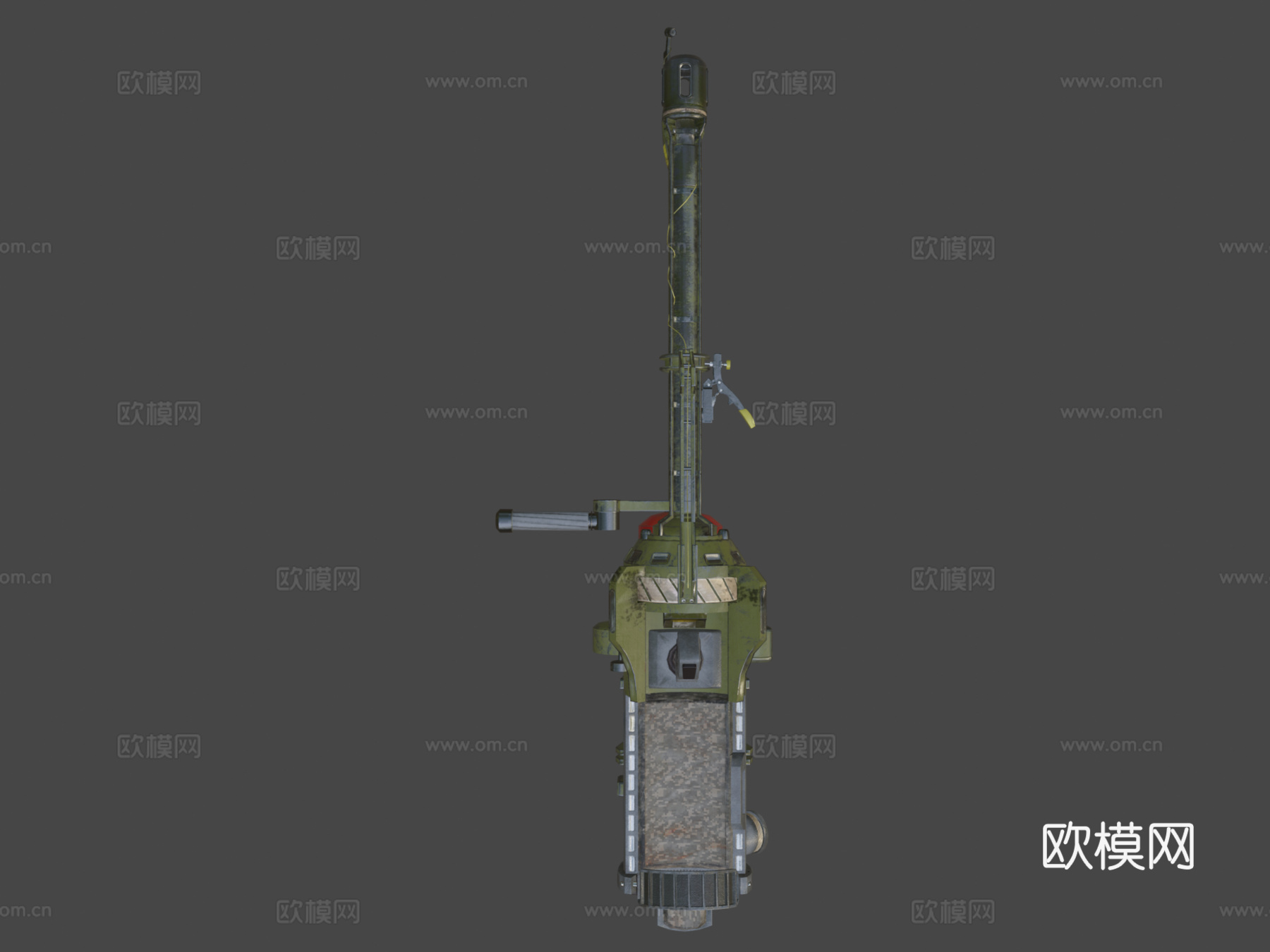 火焰喷射器3d模型