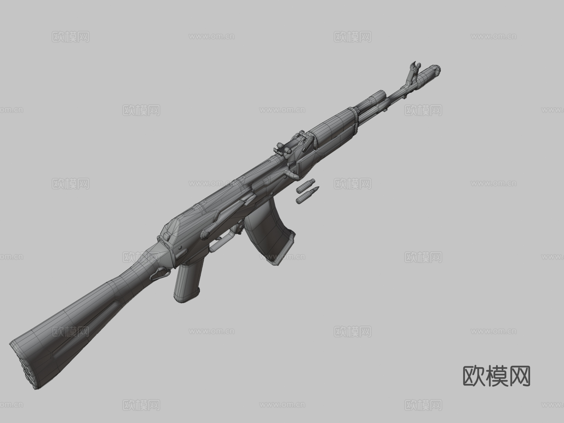 AK74m3d模型