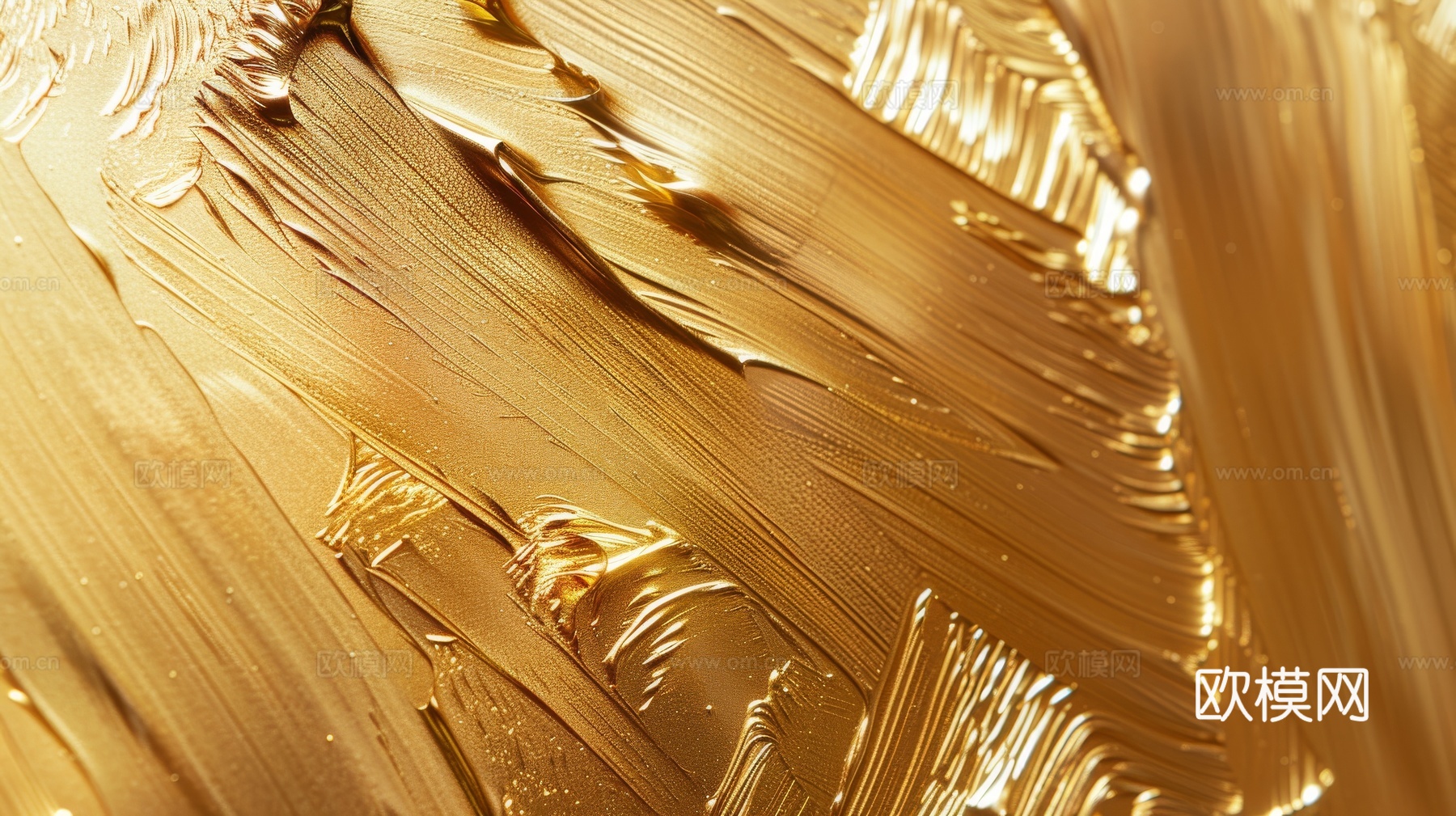 金属金箔黄金涂抹下载（渲染图1）