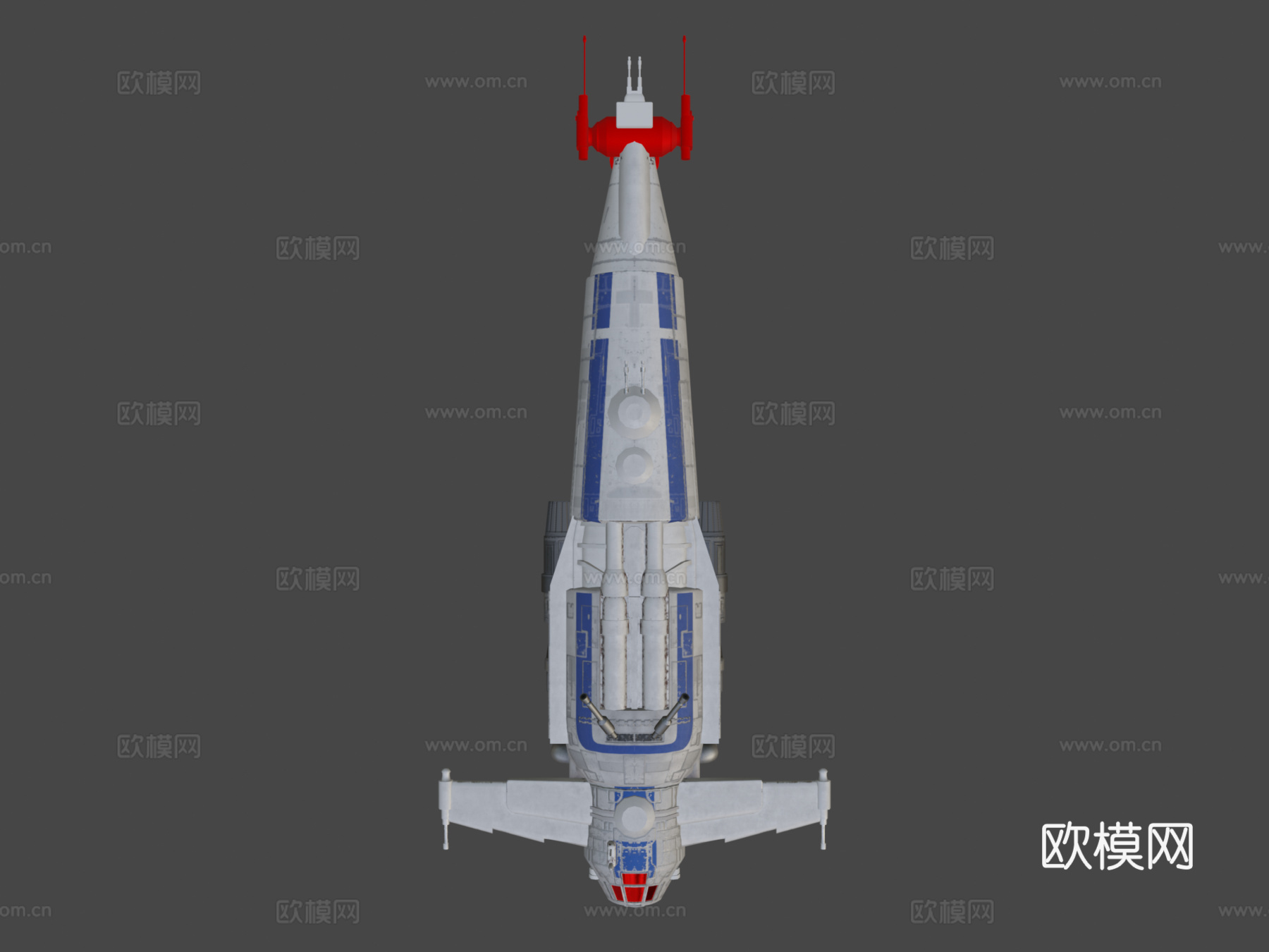 MG-100星际堡垒SF-17 进行中3d模型