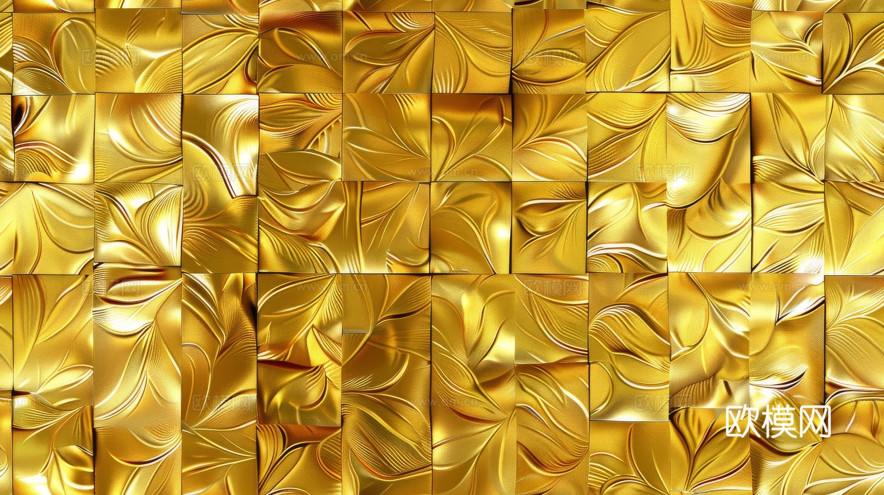 金属金箔黄金涂抹下载（渲染图5）