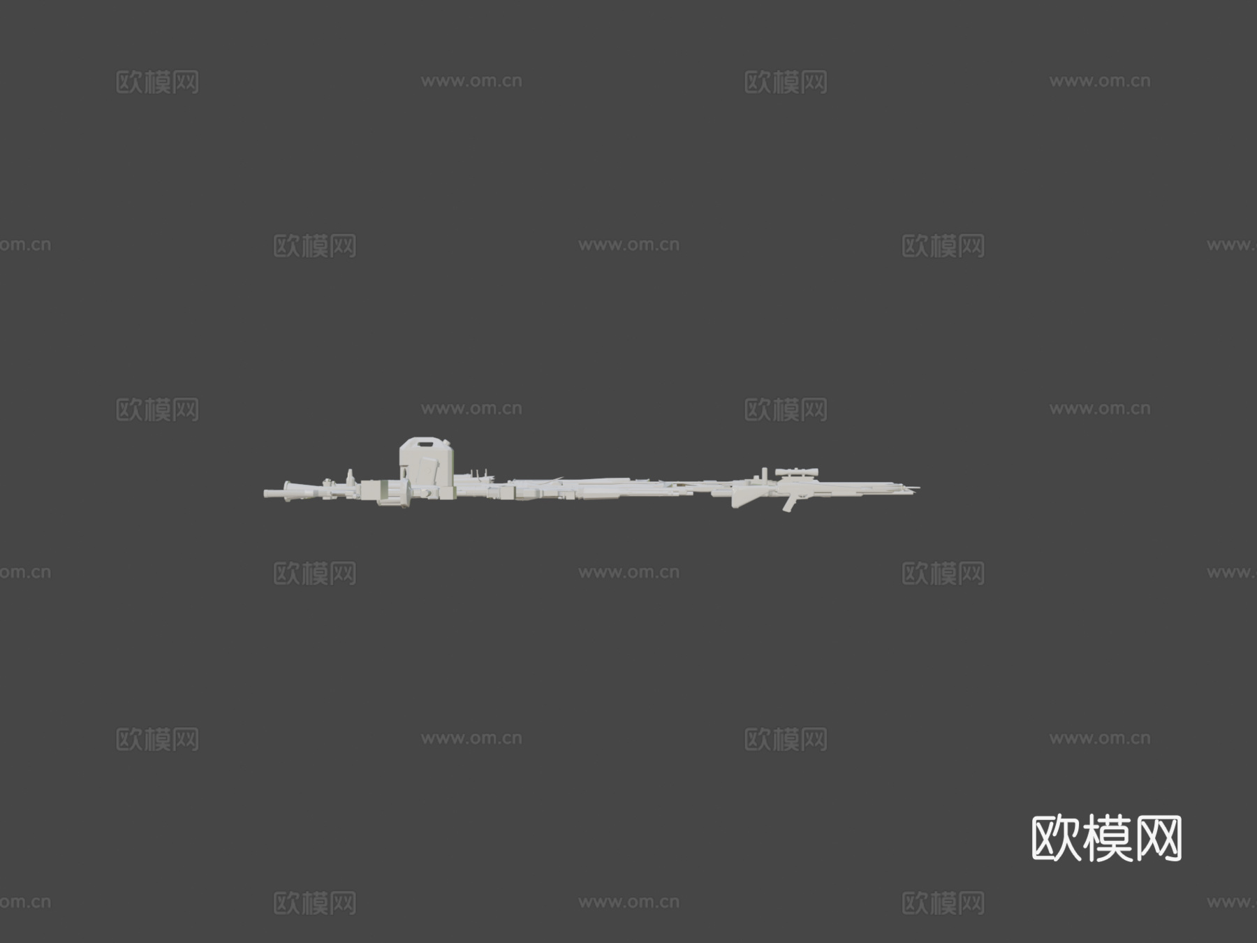 低多边形武器包002-僵尸情况下3d模型