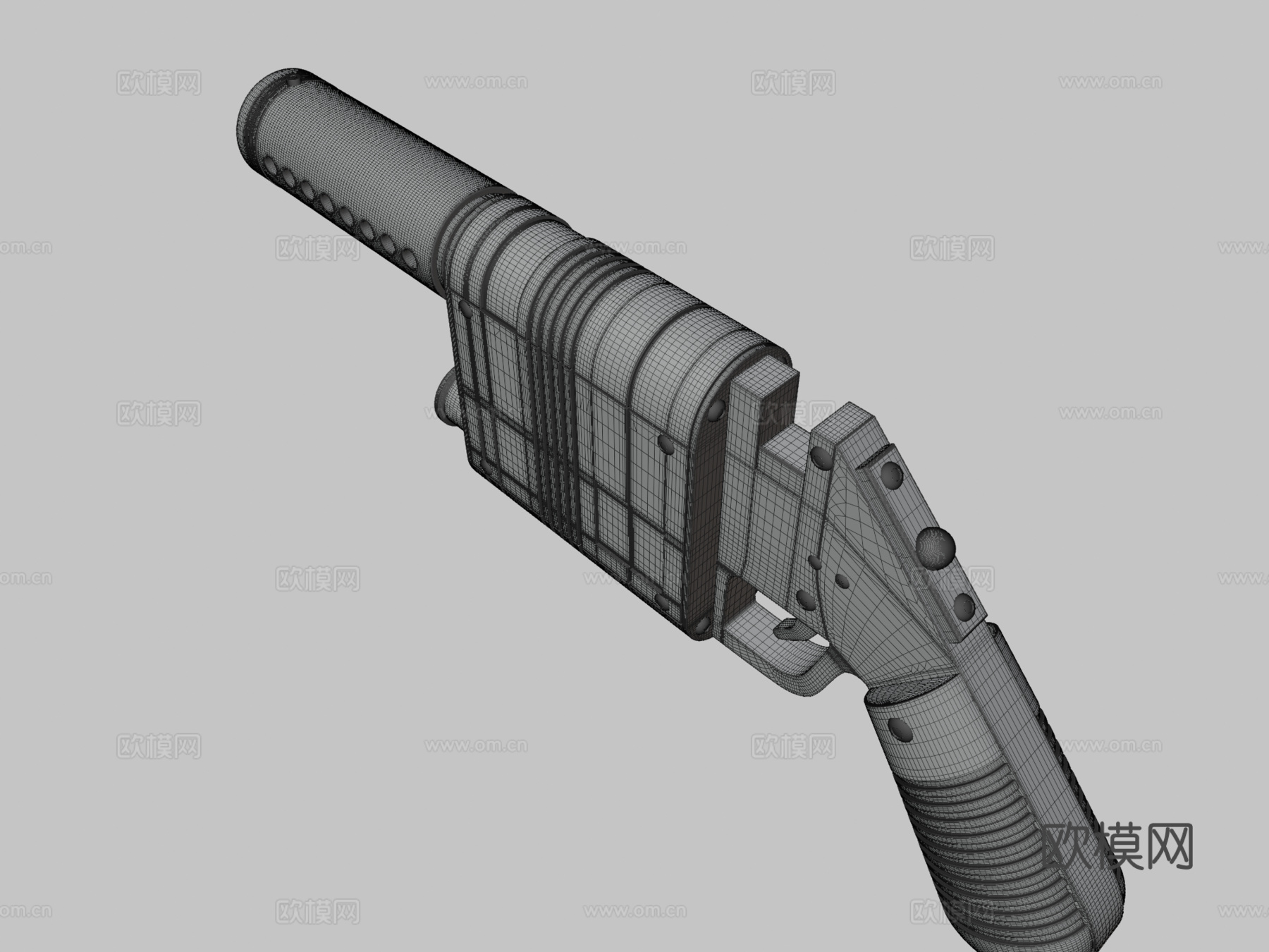 NN-14爆破器（原力觉醒）高多边形3d模型
