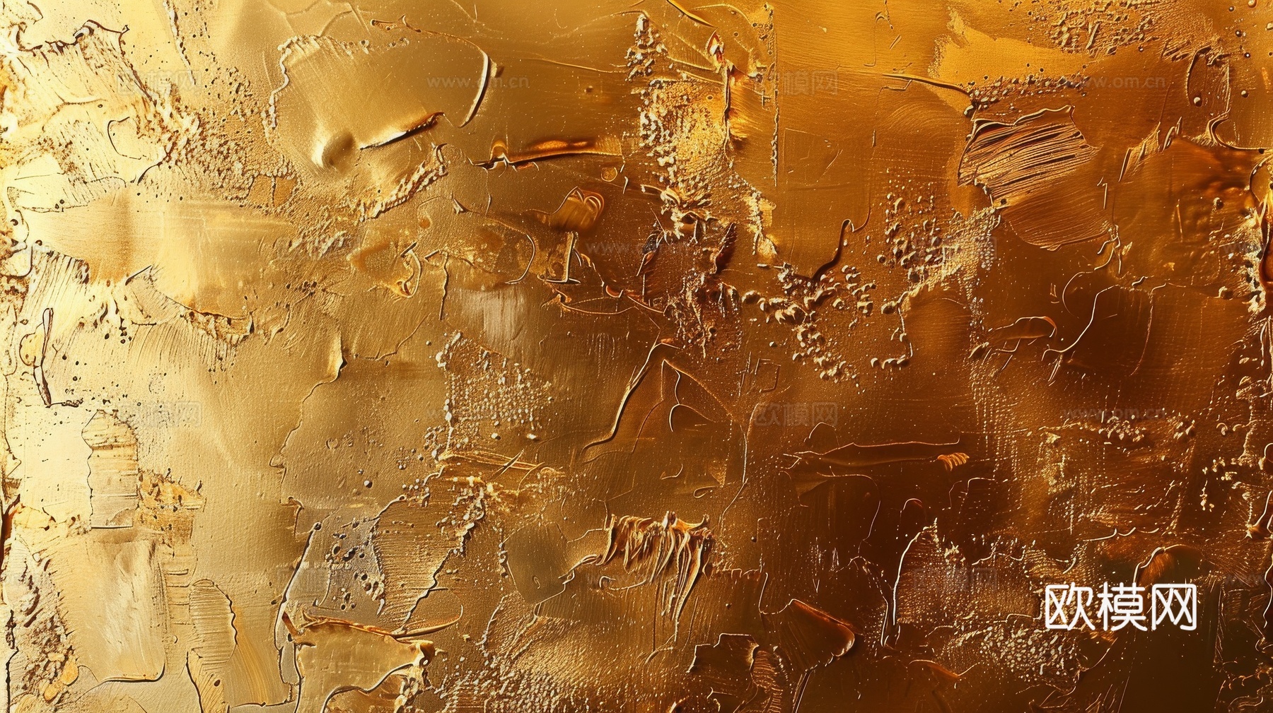 金属金箔黄金涂抹下载（渲染图4）
