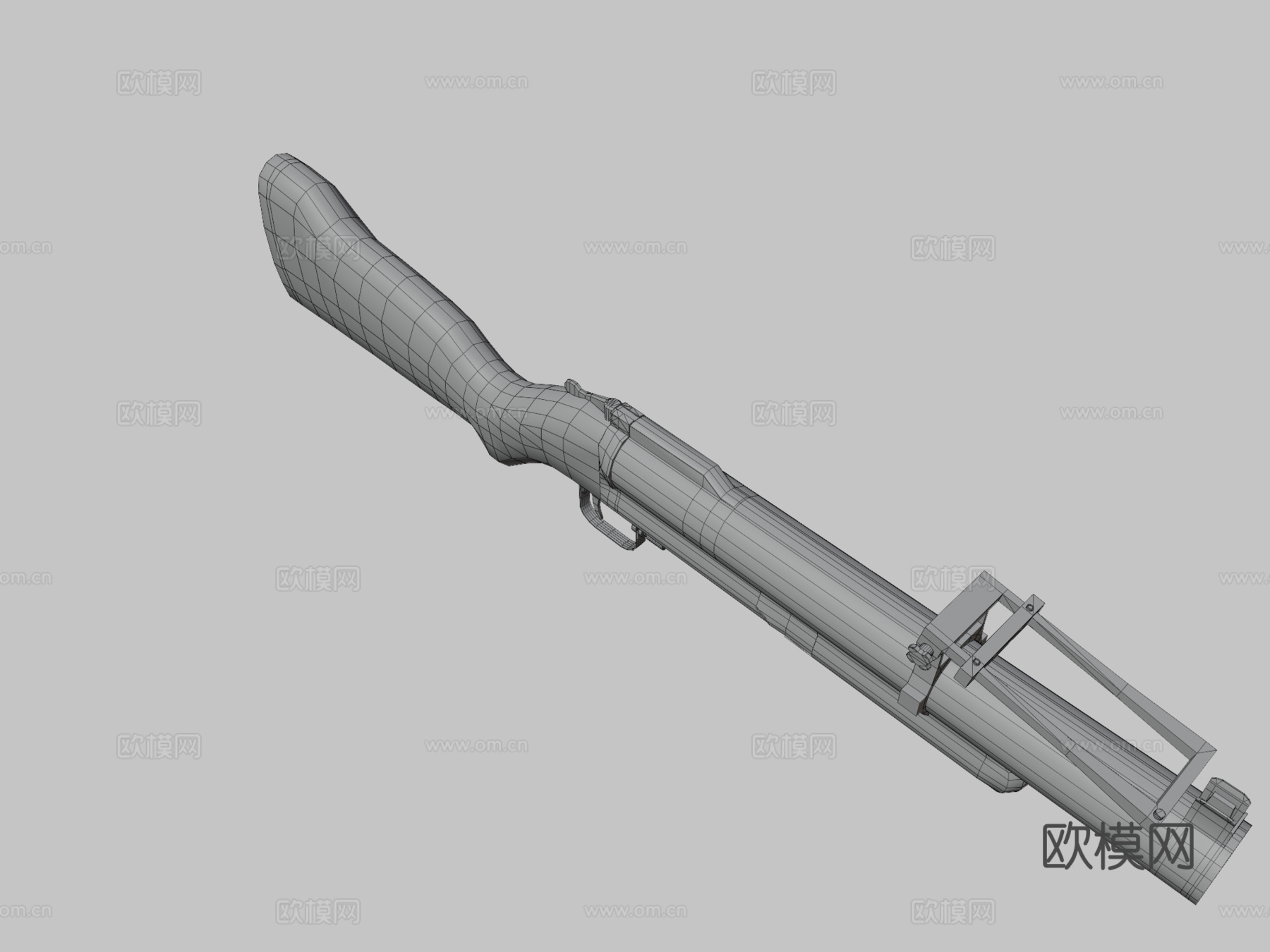 M79榴弹发射器3d模型