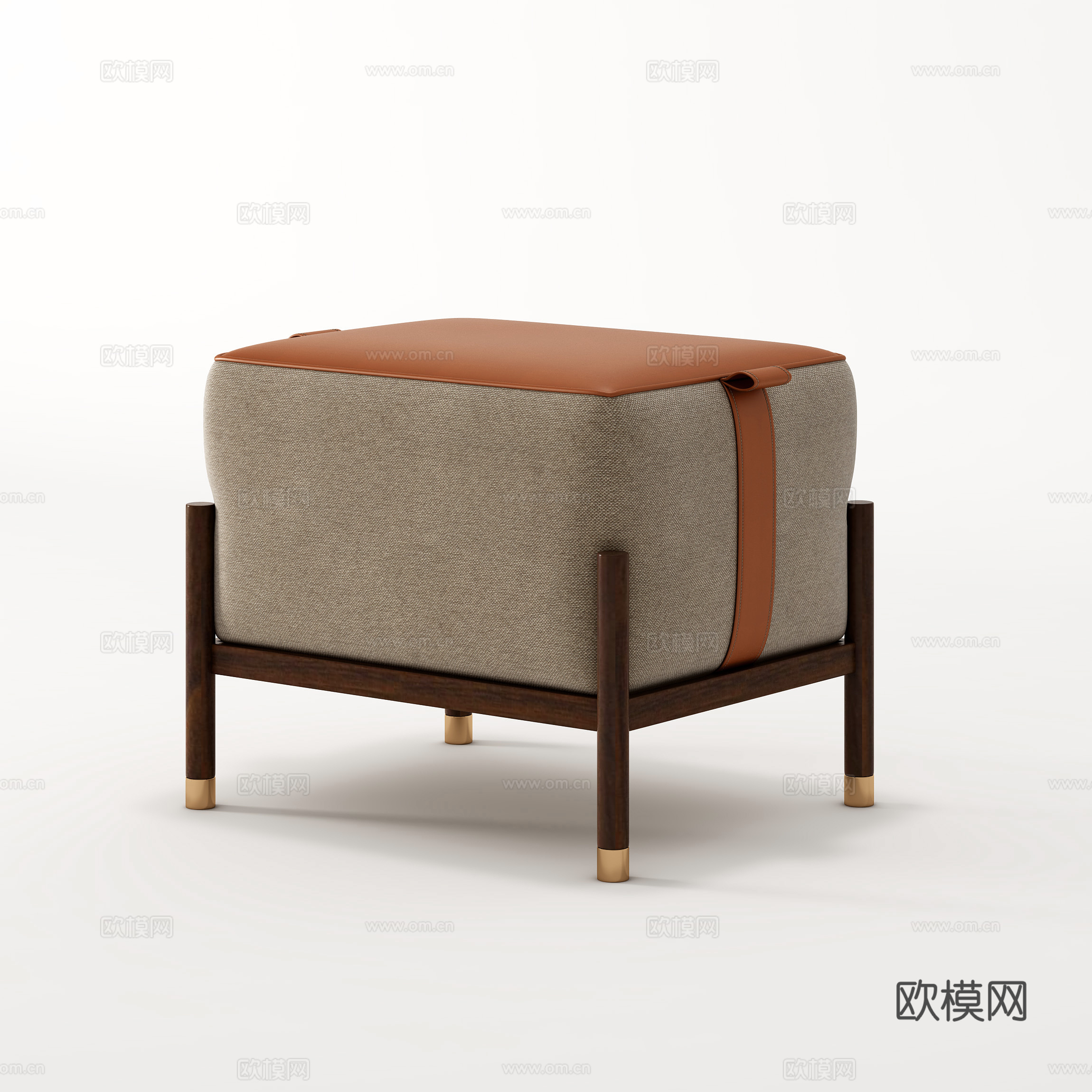 现代中式 凳 化妆凳 更衣凳3d模型