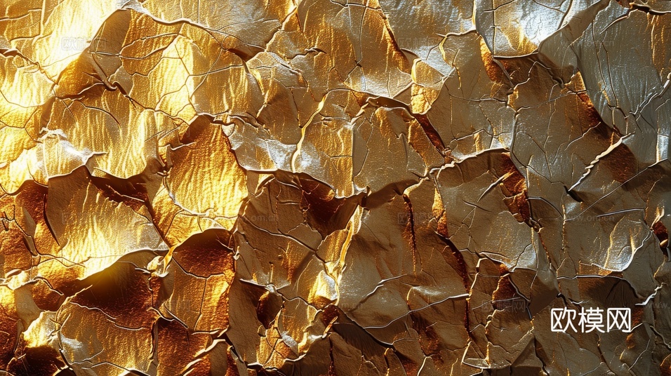 金属金箔黄金涂抹下载(渲染图7)