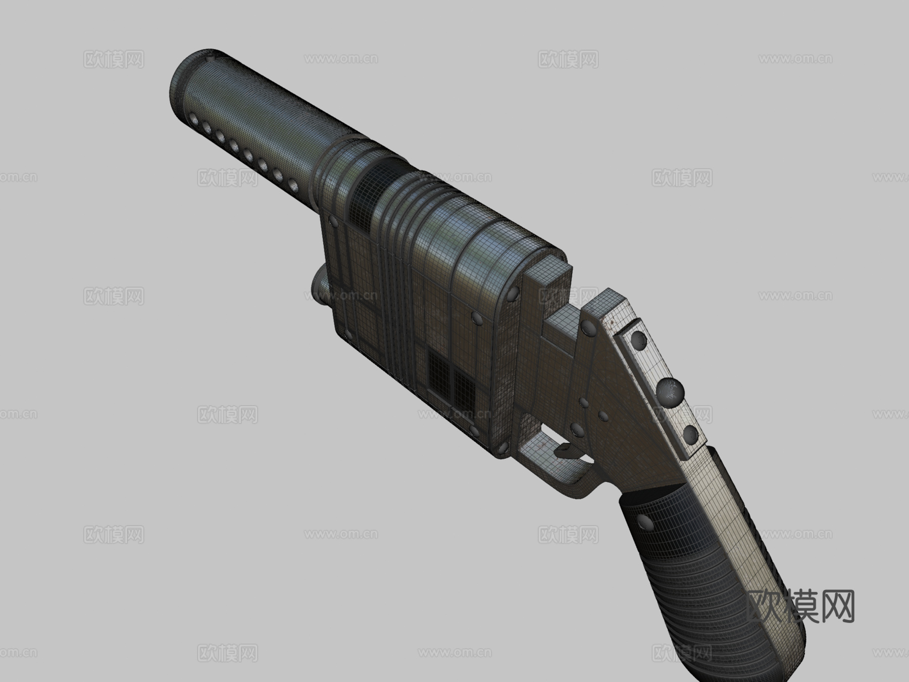 NN-14爆破器（原力觉醒）高多边形3d模型