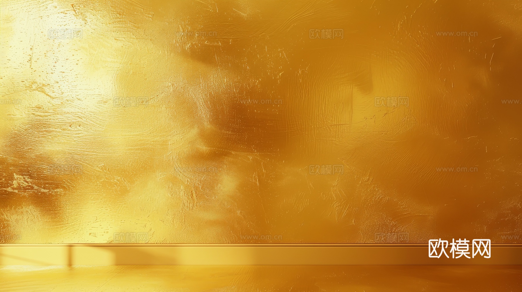 金属金箔黄金涂抹下载（渲染图1）