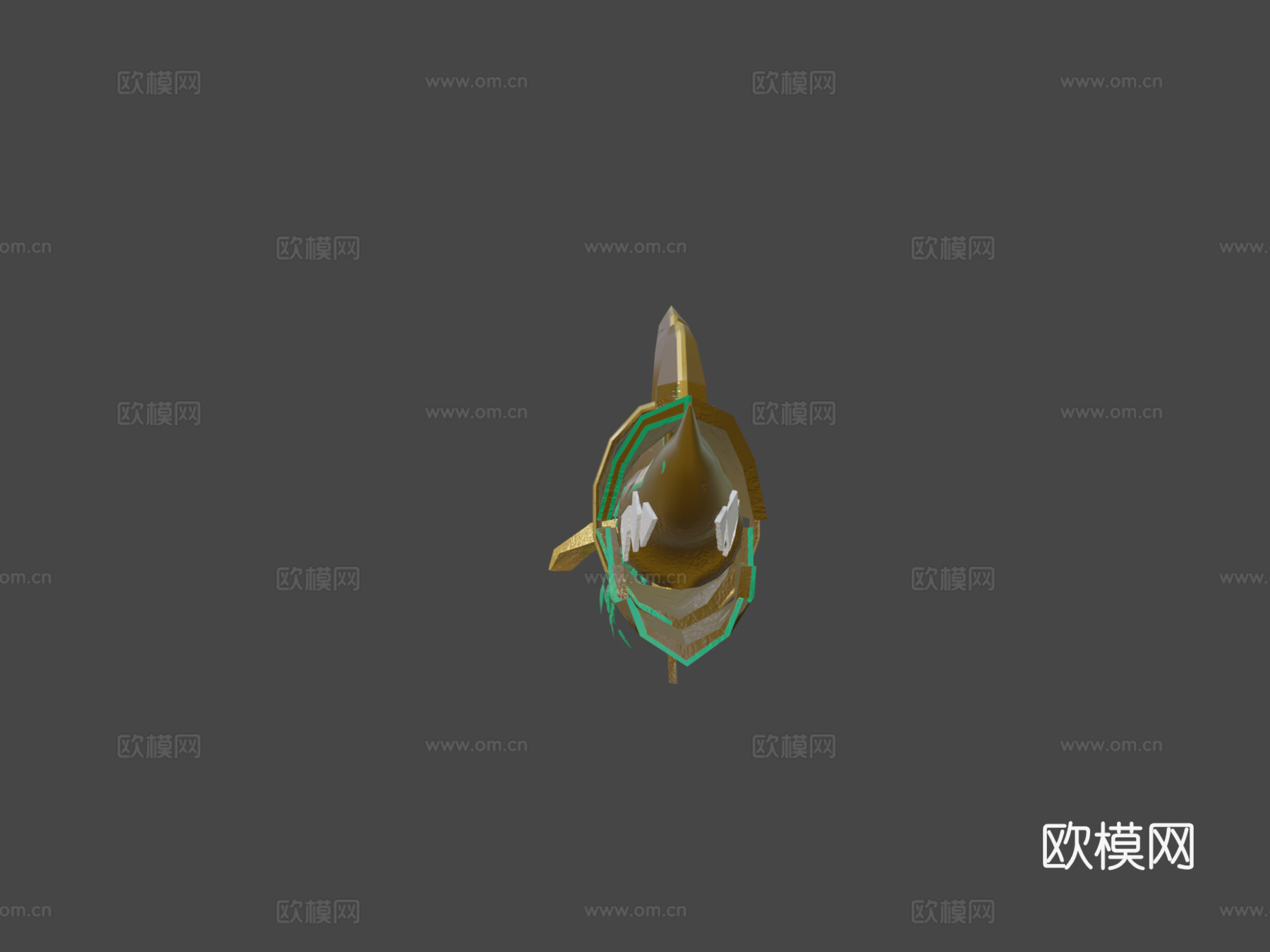 森林主题金克斯枪英雄联盟3d模型