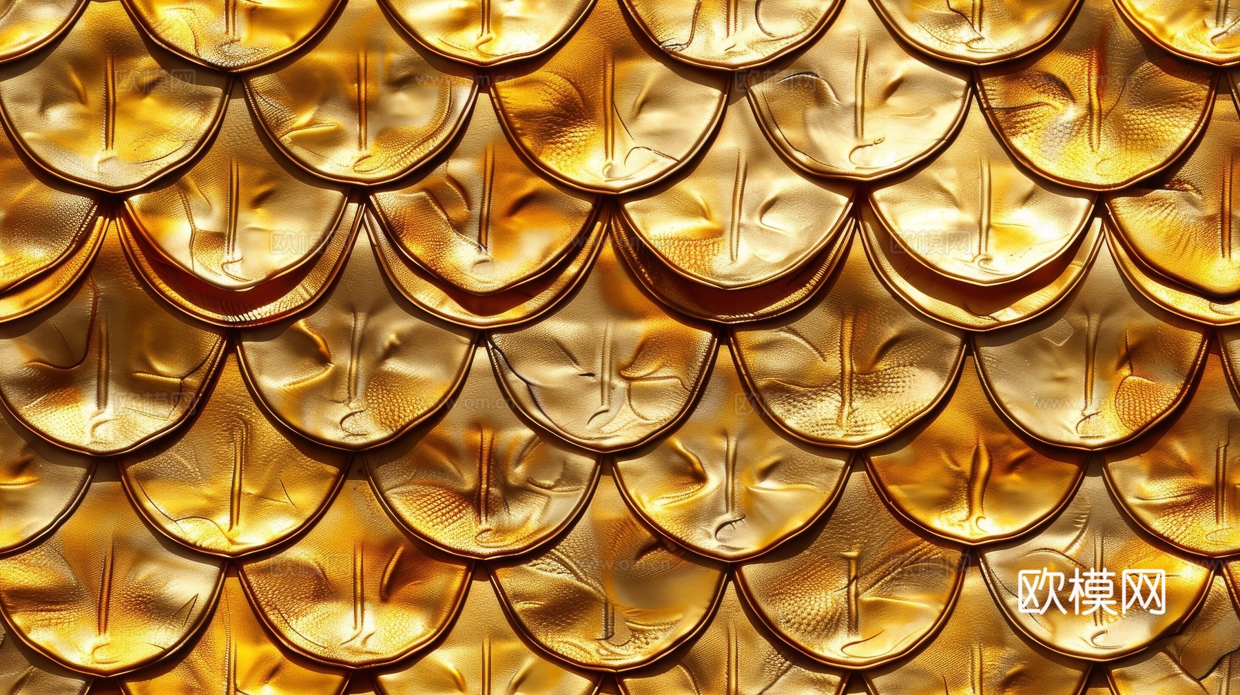 金属金箔黄金涂抹下载（渲染图3）
