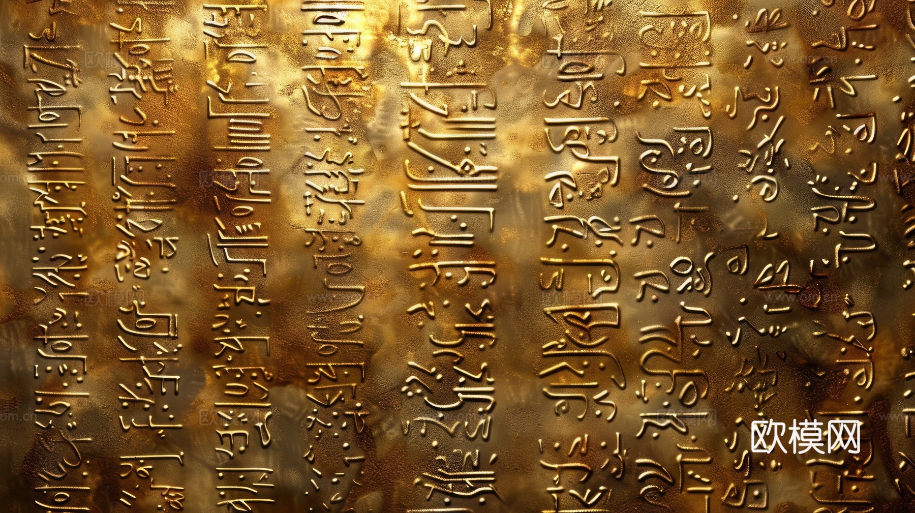 金属金箔黄金涂抹下载（渲染图2）